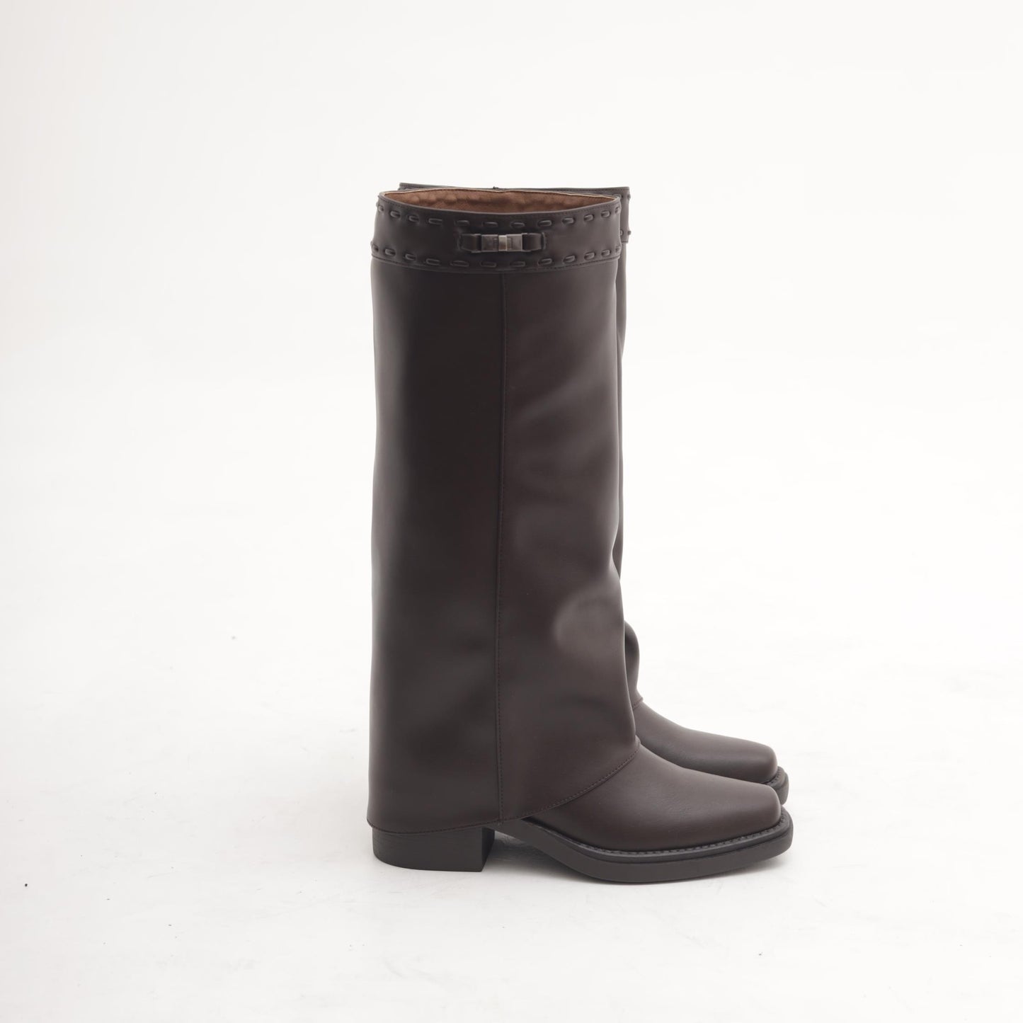 STIVALE TEXANO RISVOLTATO TESTA DI MORO MP2741-3PUTM CHOCOLA