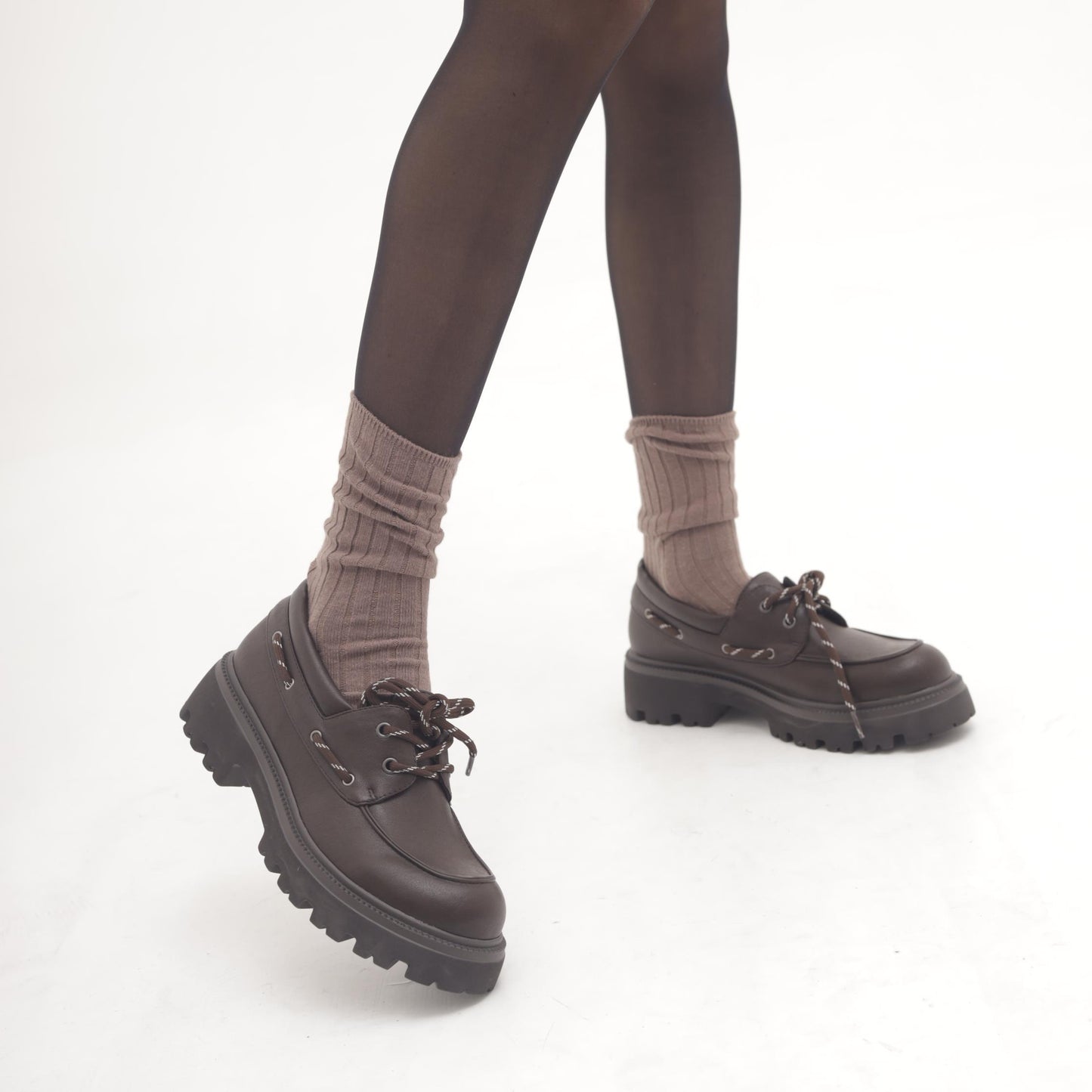 SCARPA STRINGATA VELA TESTA DI MORO MP70027-3PTM CHOCOLA