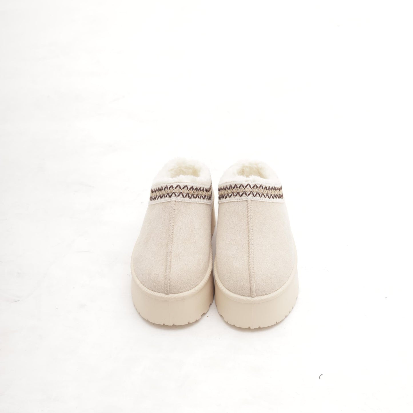 SABOT MAMMUT BORDATO BEIGE MP1002-1MFBE CHOCOLA