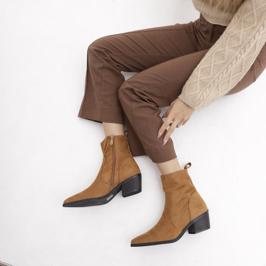 TRONCHETTO TEXANO LISCIO TABACCO MP630MFTB CHOCOLA