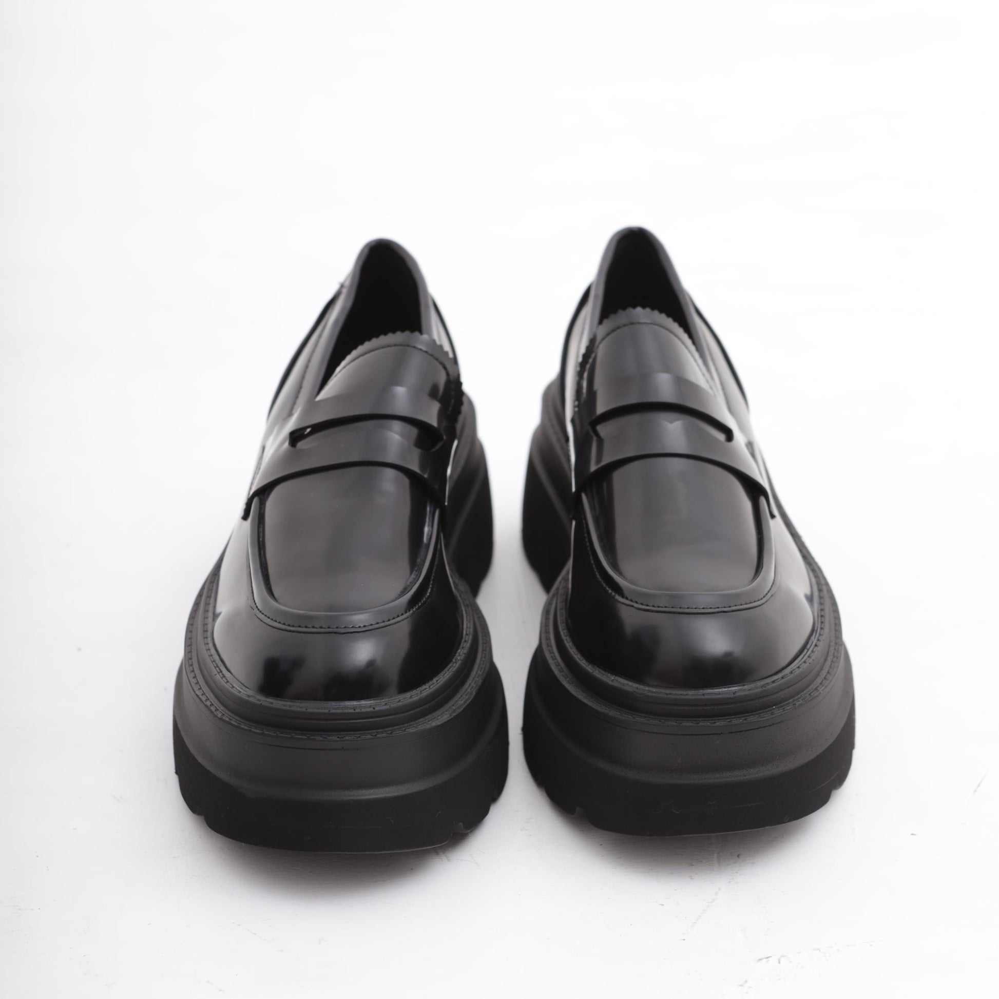 MOCASSINO PLATFORM NERO<BR/> 