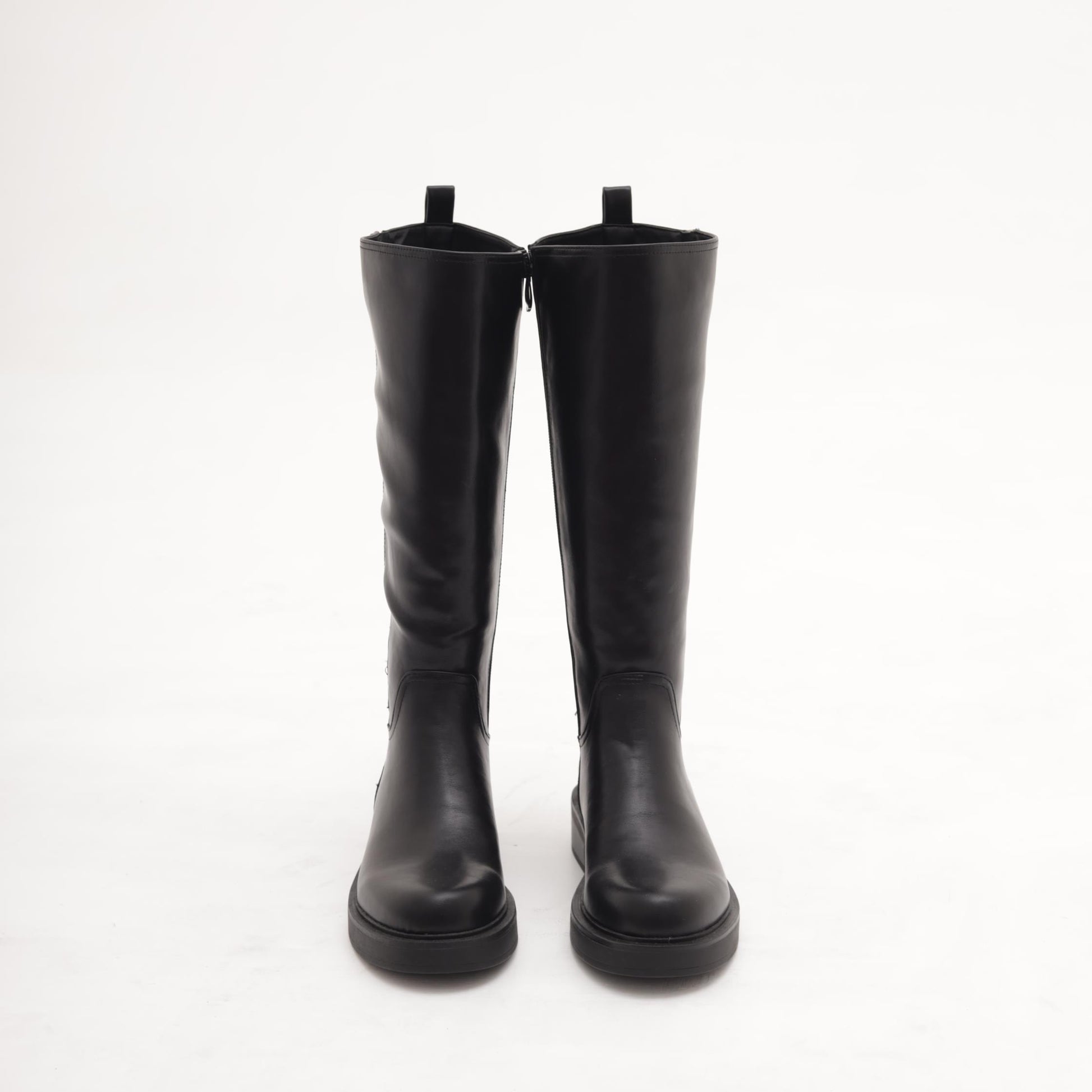 STIVALE ZIP ESTERNA NERO 