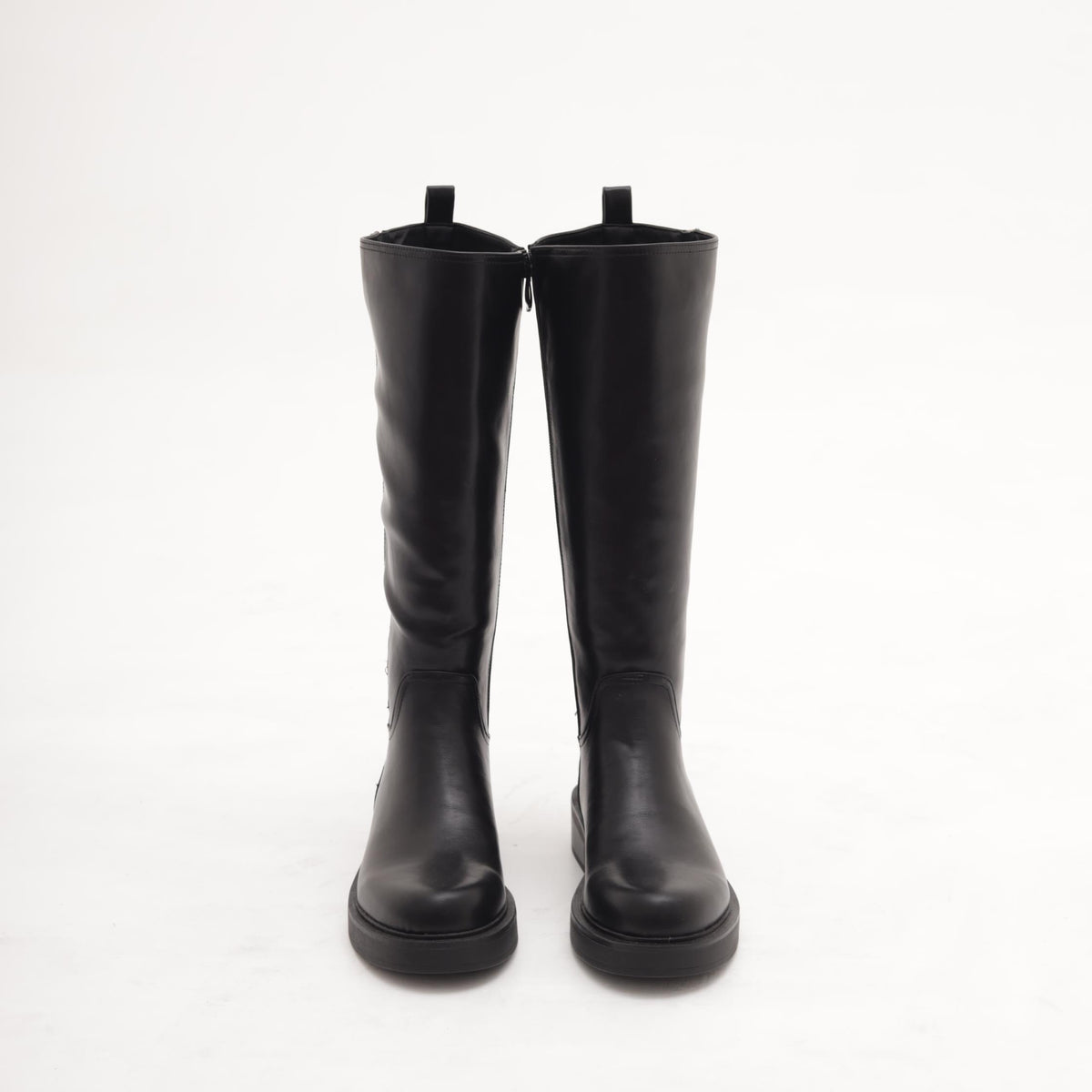STIVALE ZIP ESTERNA NERO 