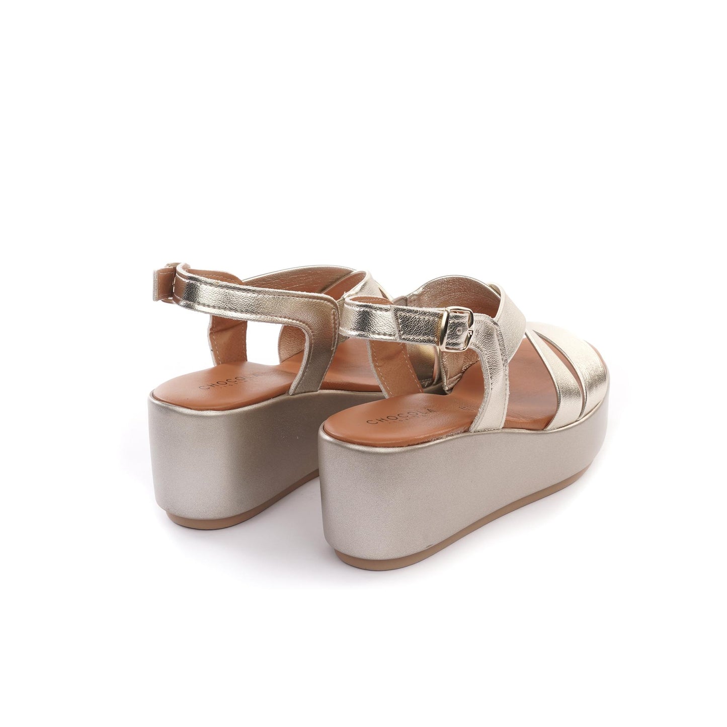 SANDALO ZEPPA INCROCIATO PLATINO<BR/> 