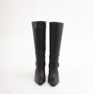 STIVALE TACCO FIBBIA NERO 