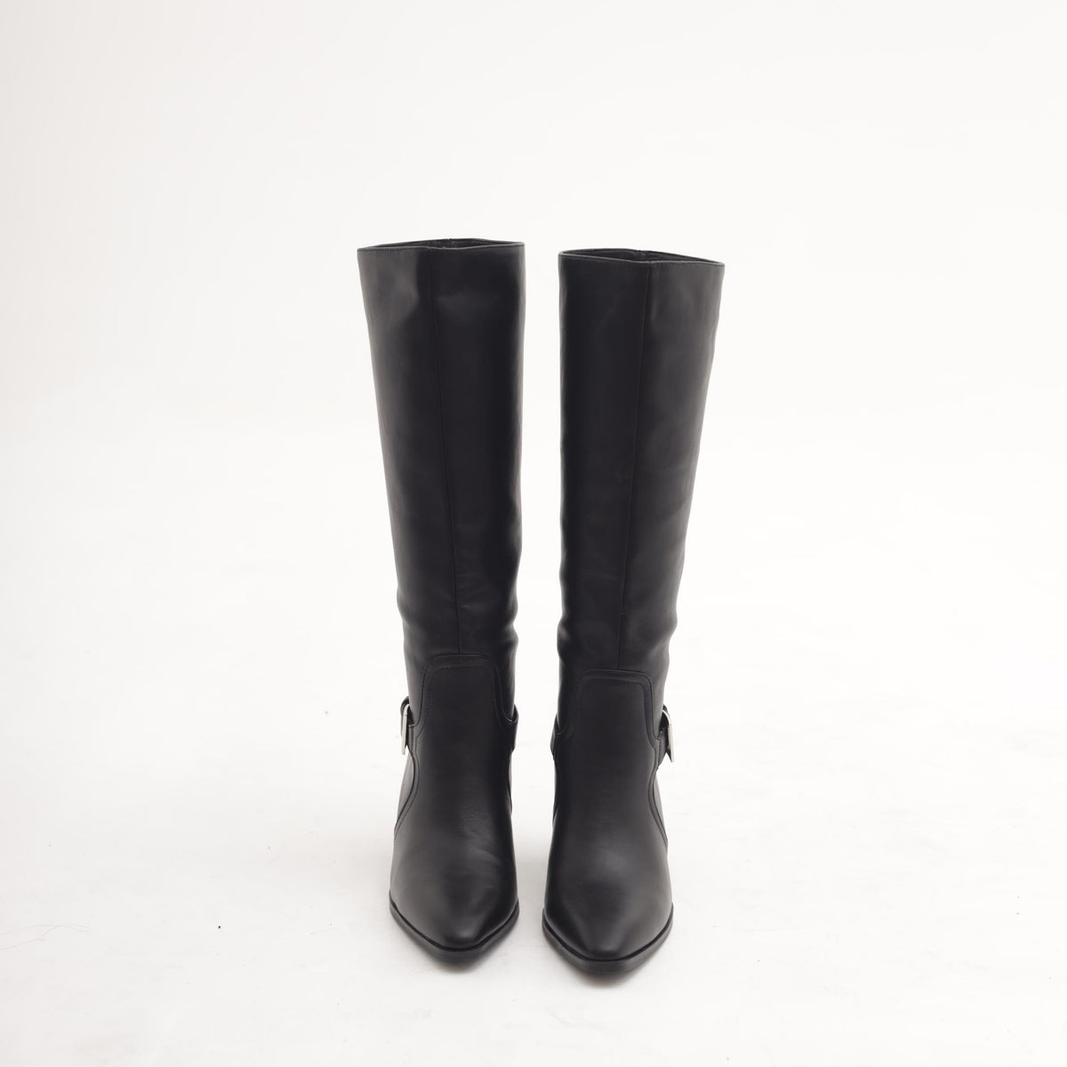 STIVALE TACCO FIBBIA NERO 