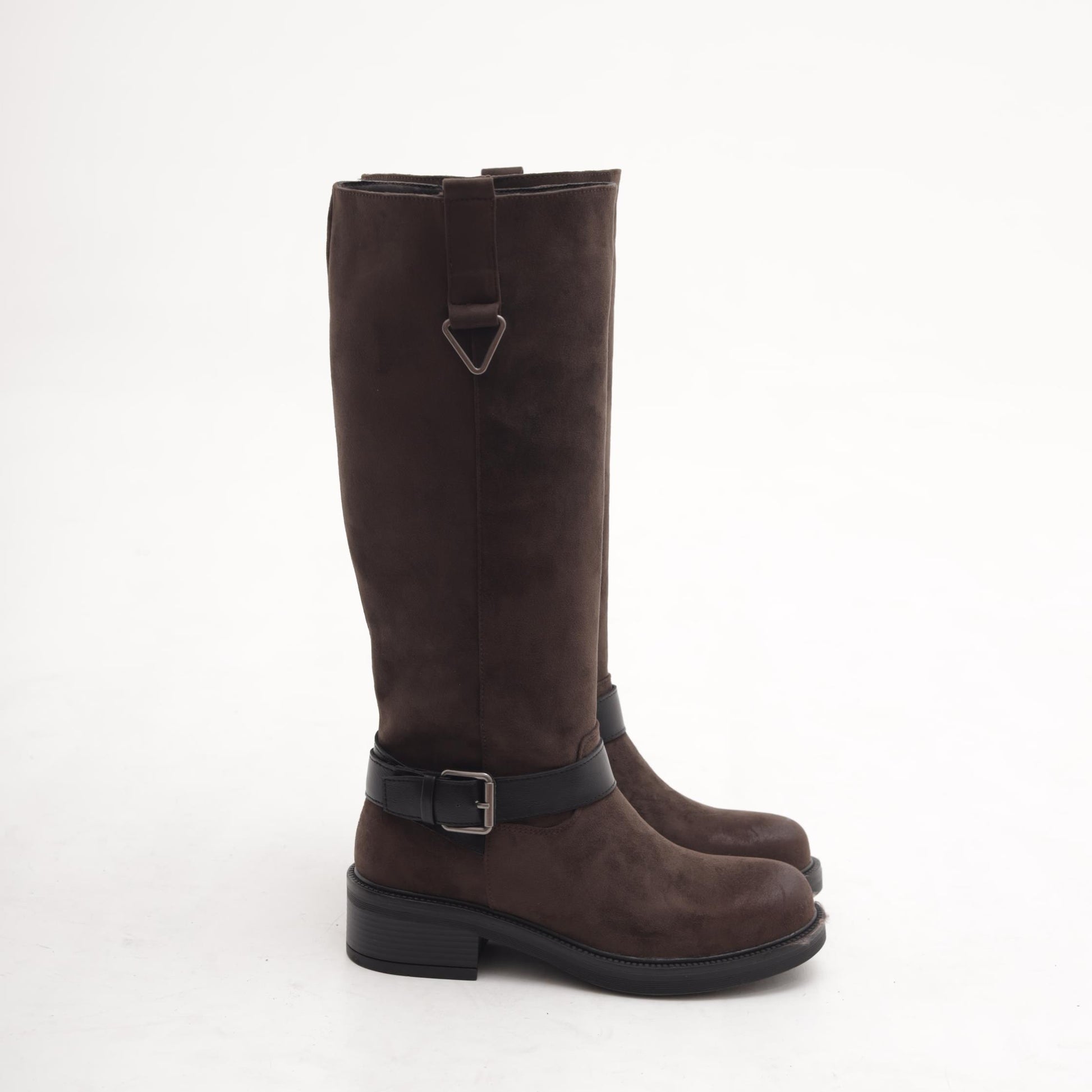 STIVALE BIKER CINTURINO TESTA DI MORO MP2743-2MFTM CHOCOLA