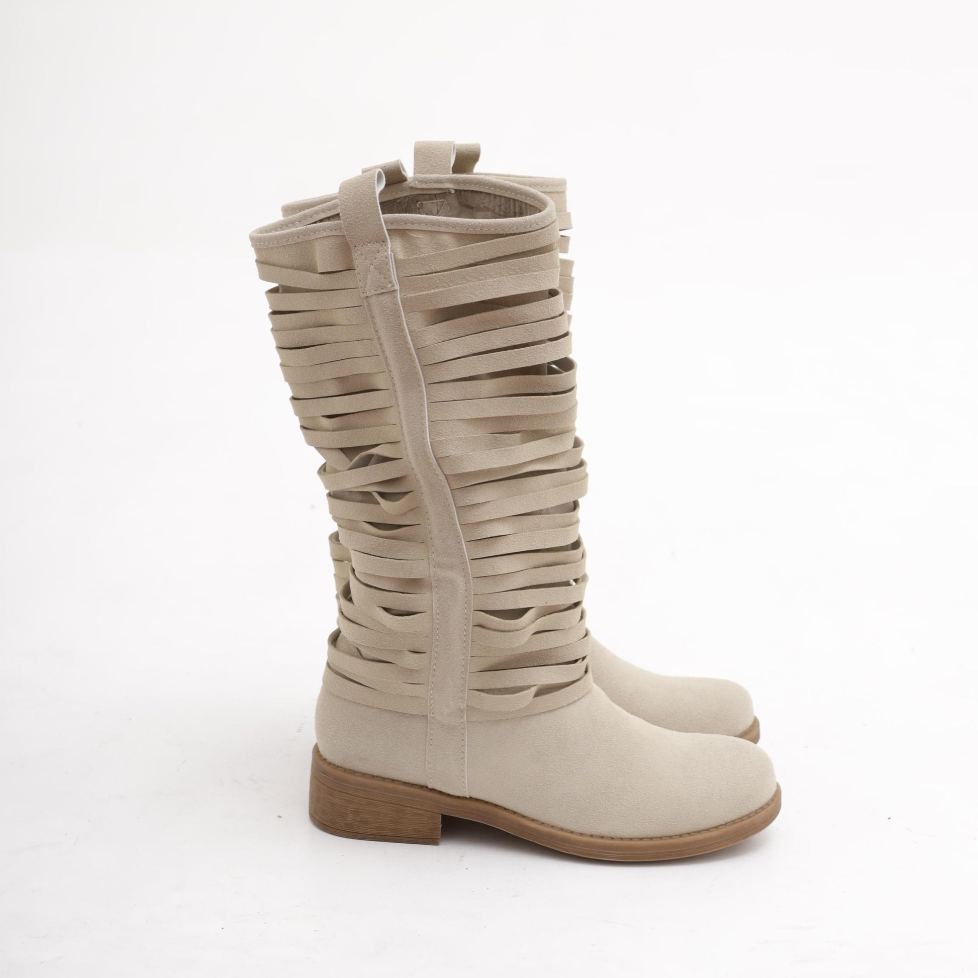 STIVALI STRIPES BEIGE<BR/> 