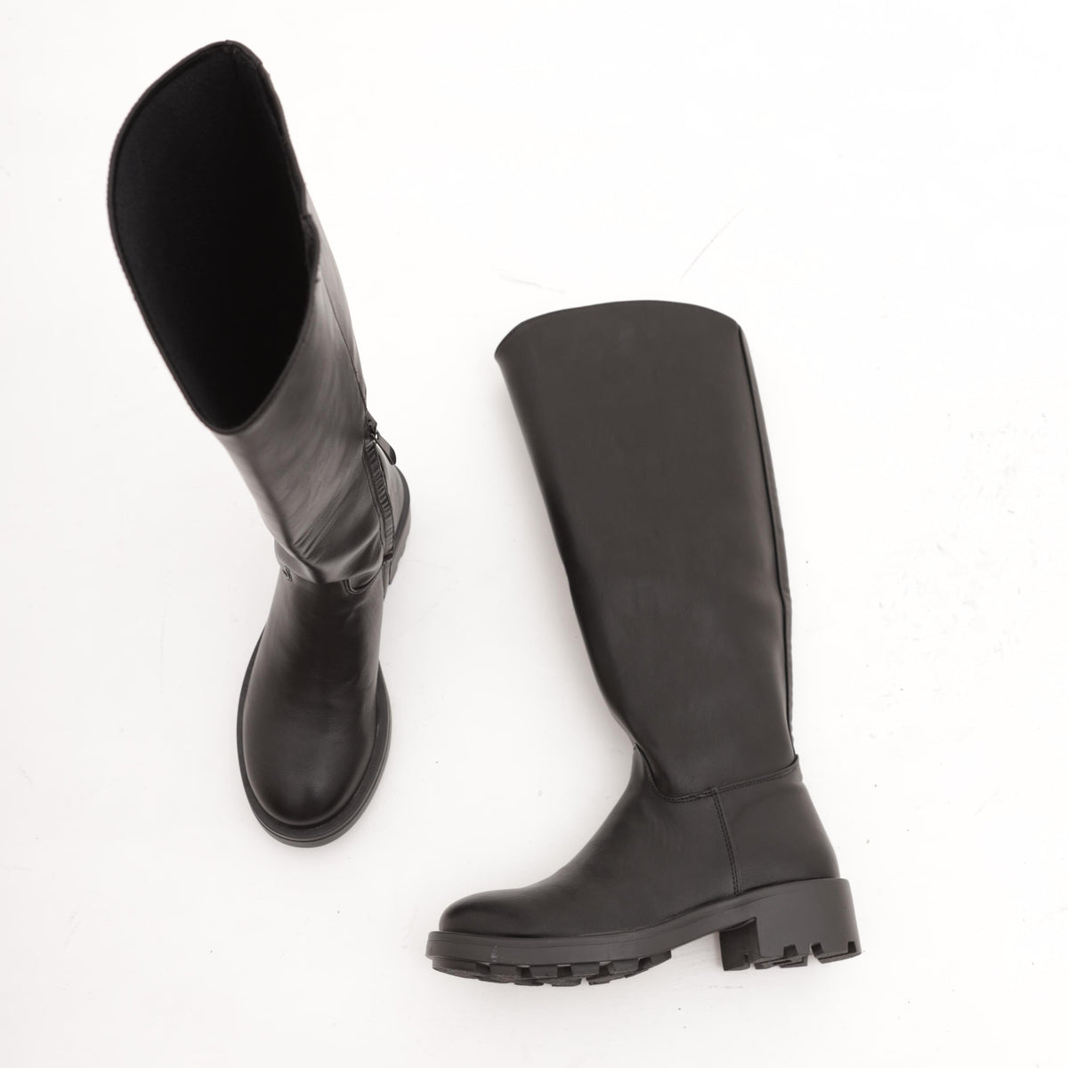 STIVALE LISCIO OVERSIZE NERO 