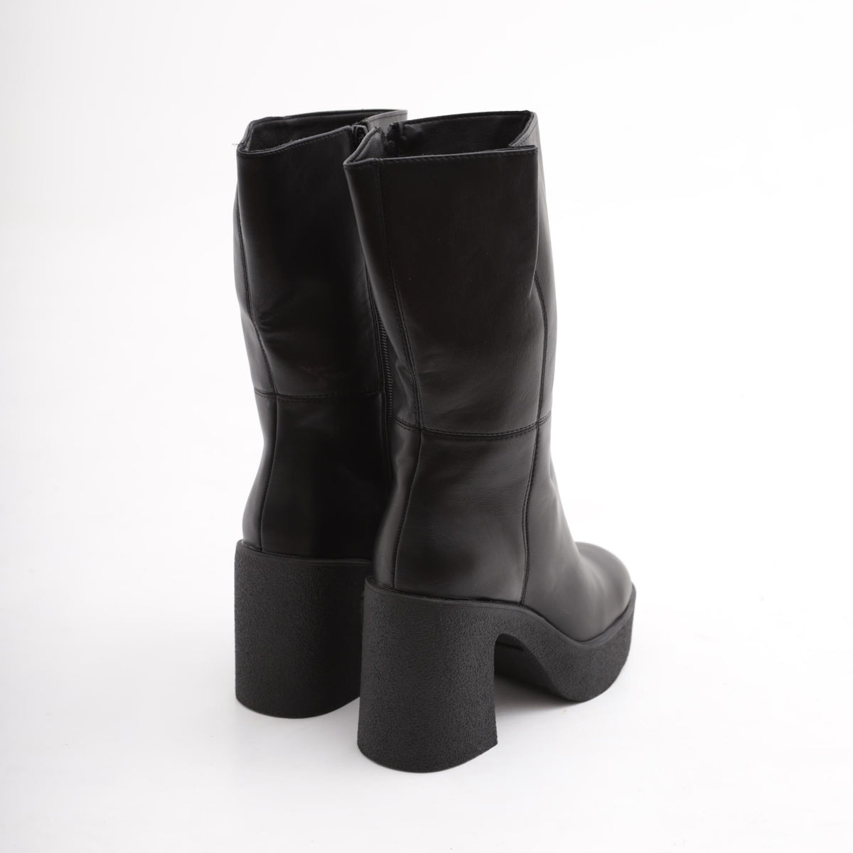 STIVALETTO LISCIO TACCO PARA NERO 