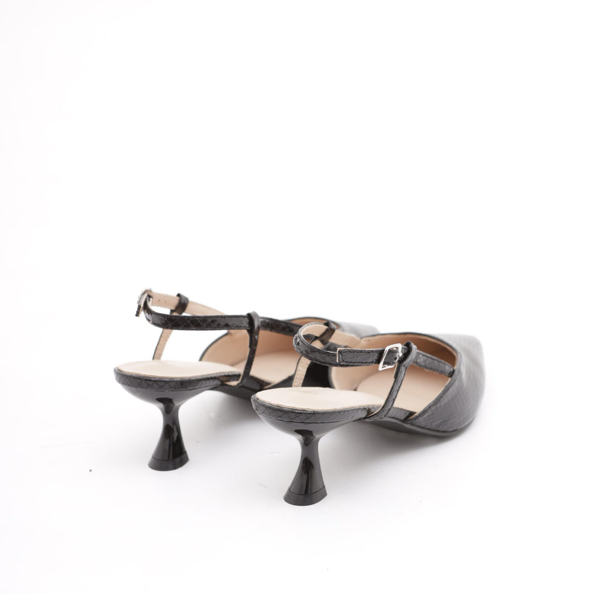 SLINGBACK SNAKE NERO 