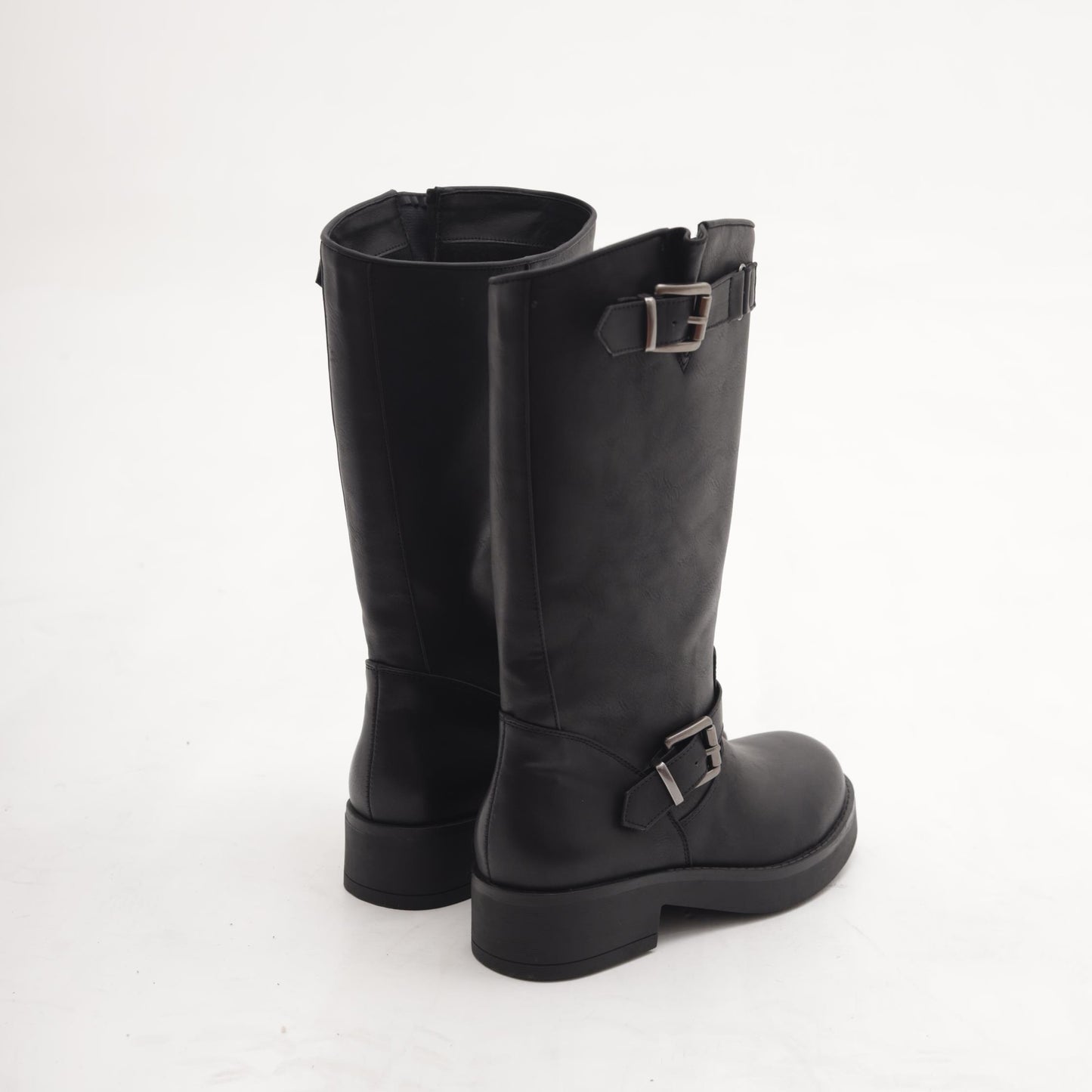 STIVALE BIKER ALTO NERO 