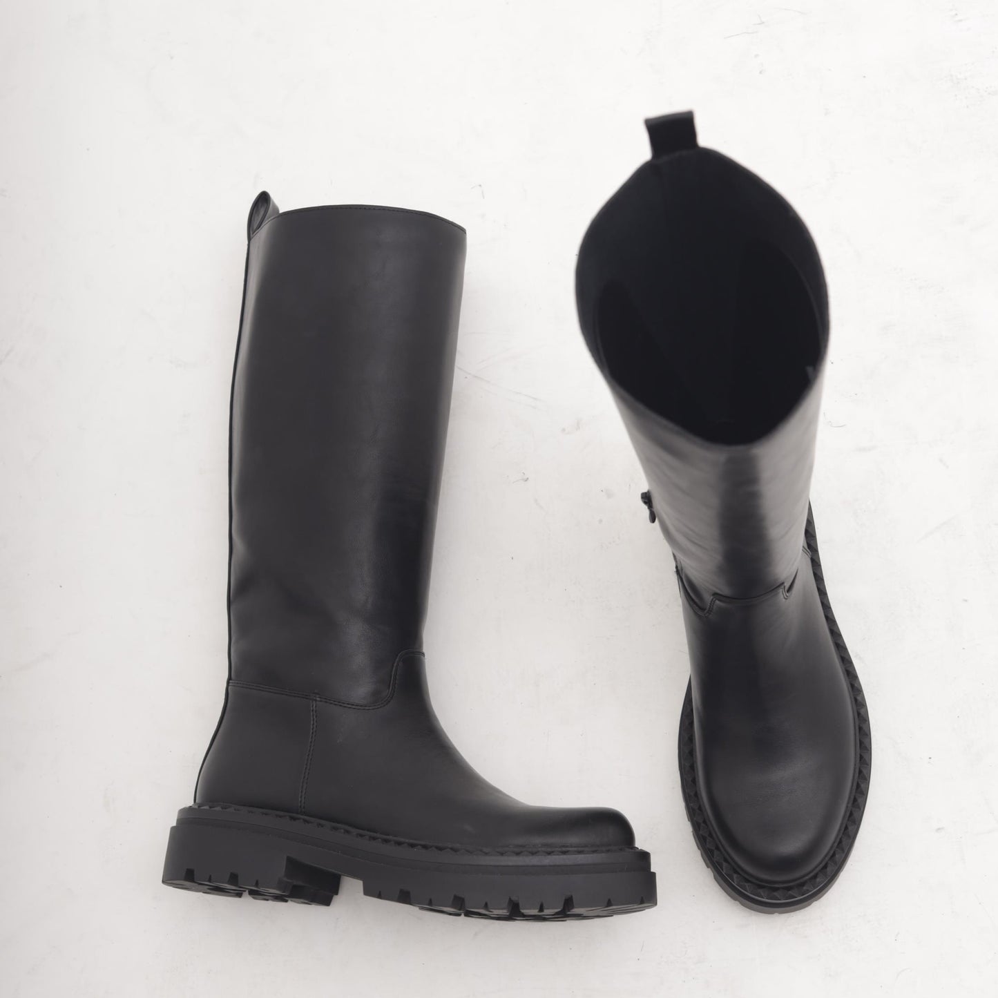 STIVALE LISCIO NERO MP2748-4PUNE CHOCOLA