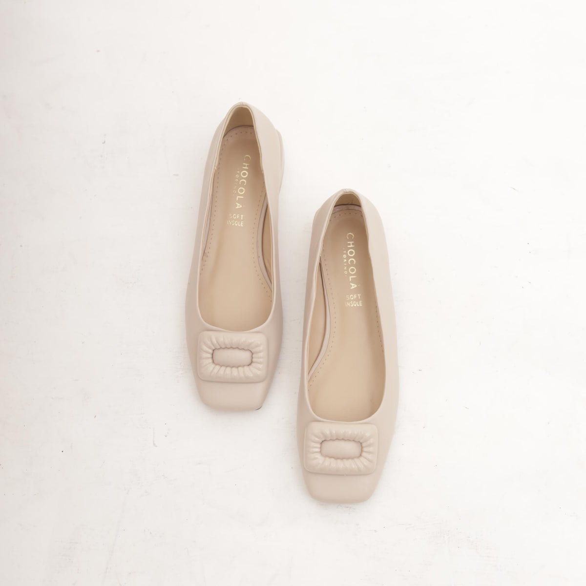 DECOLLETE' FLAT ACCESSORIO NUDE 
