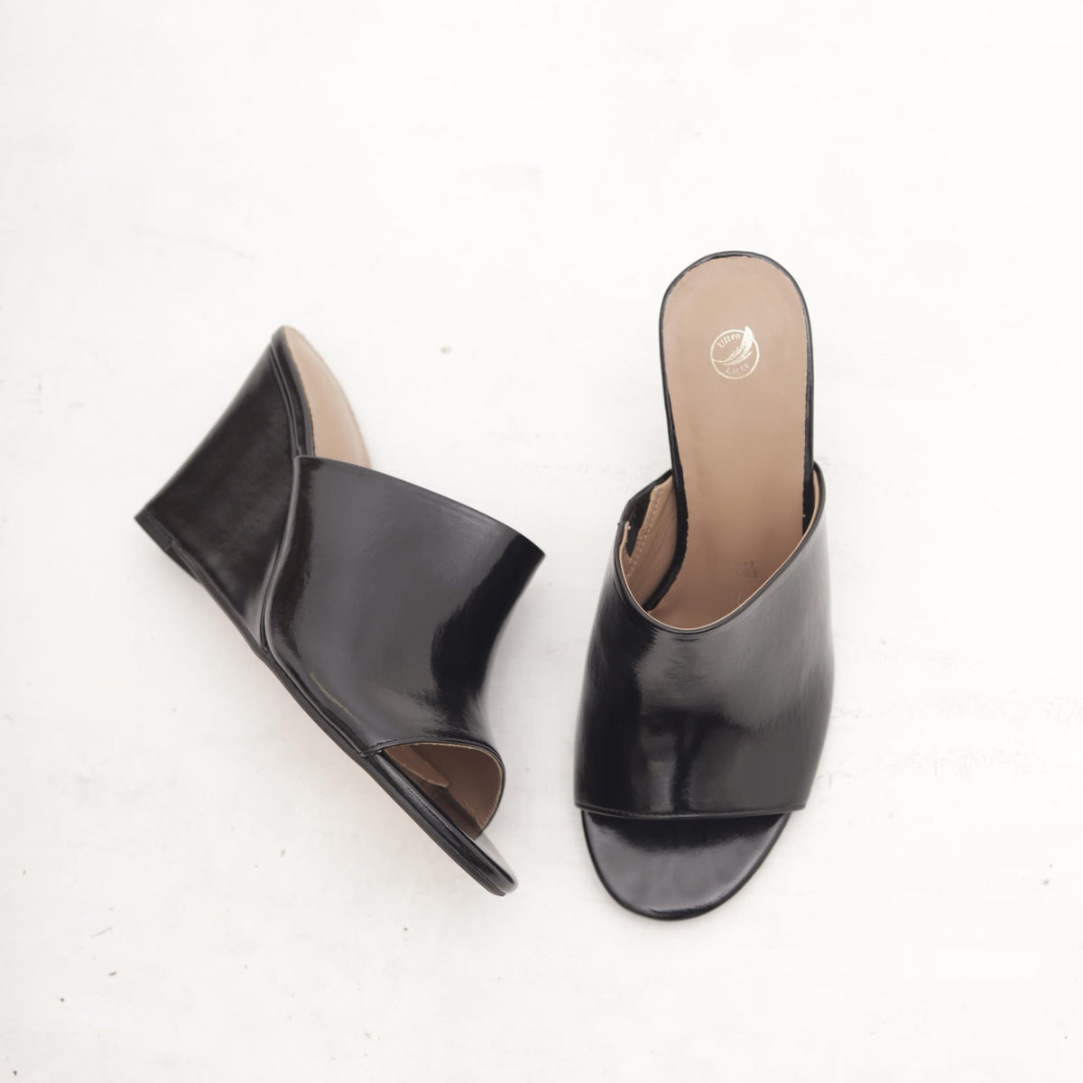 SANDALO ZEPPA FASCIA NERO 