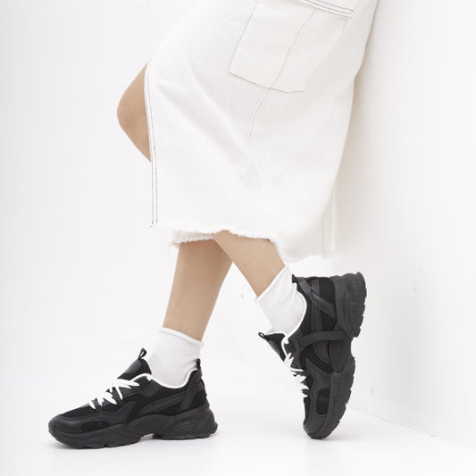 SNEAKERS TRACK NERO<BR/> 
