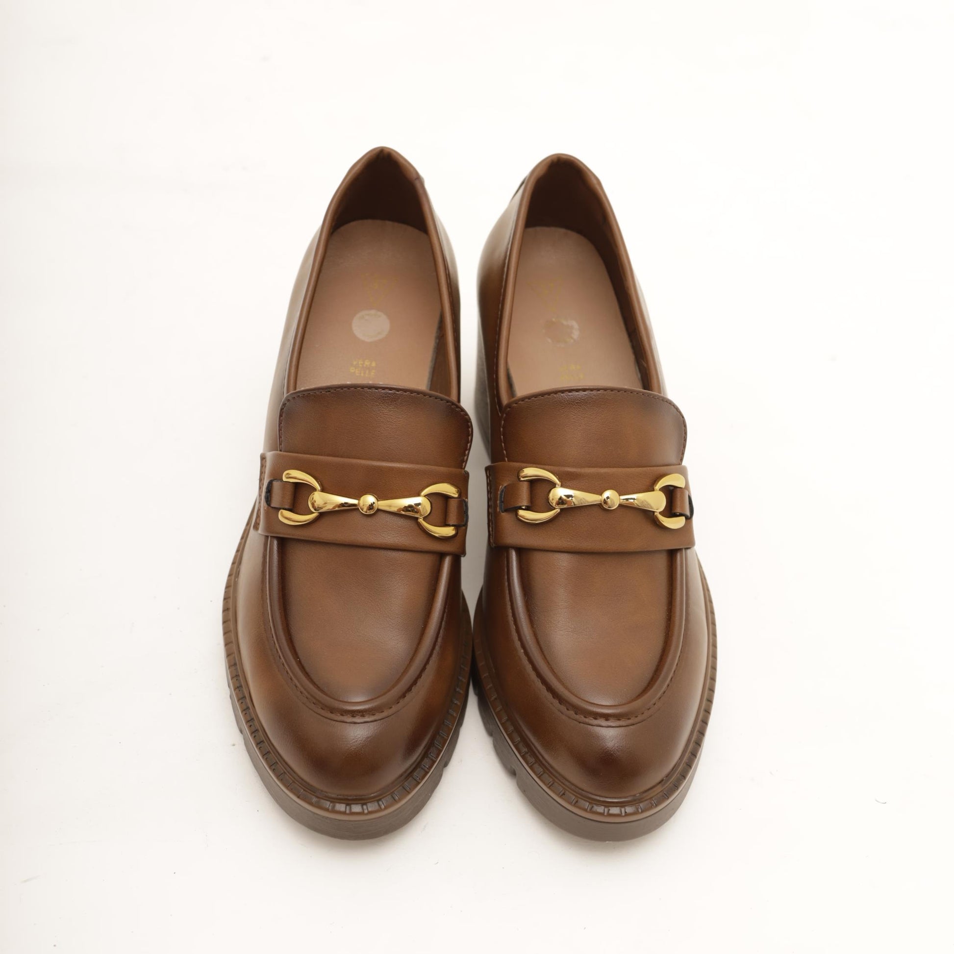 MOCASSINO CON TACCO E MORSETTO CUOIO MP70014-2PUC CHOCOLA