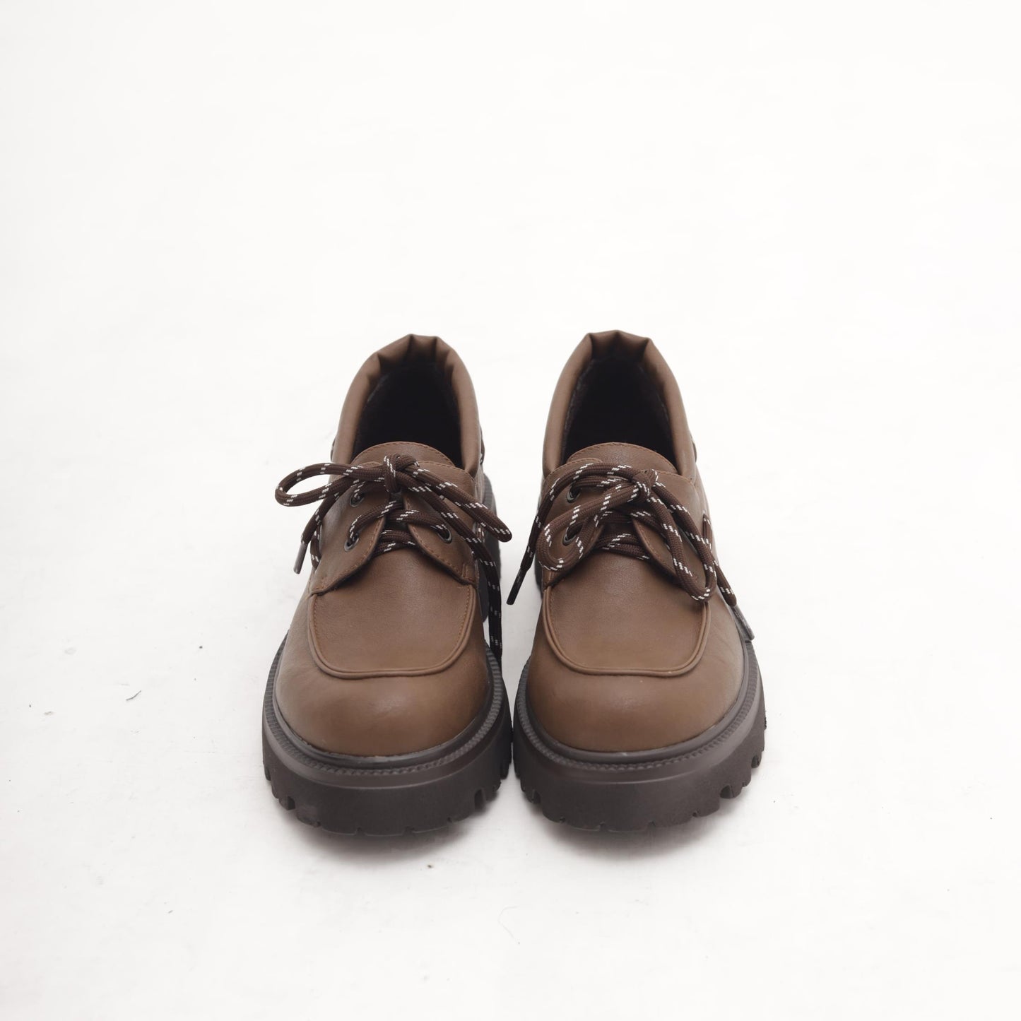 SCARPA STRINGATA VELA CUOIO MP70027-3PCU CHOCOLA