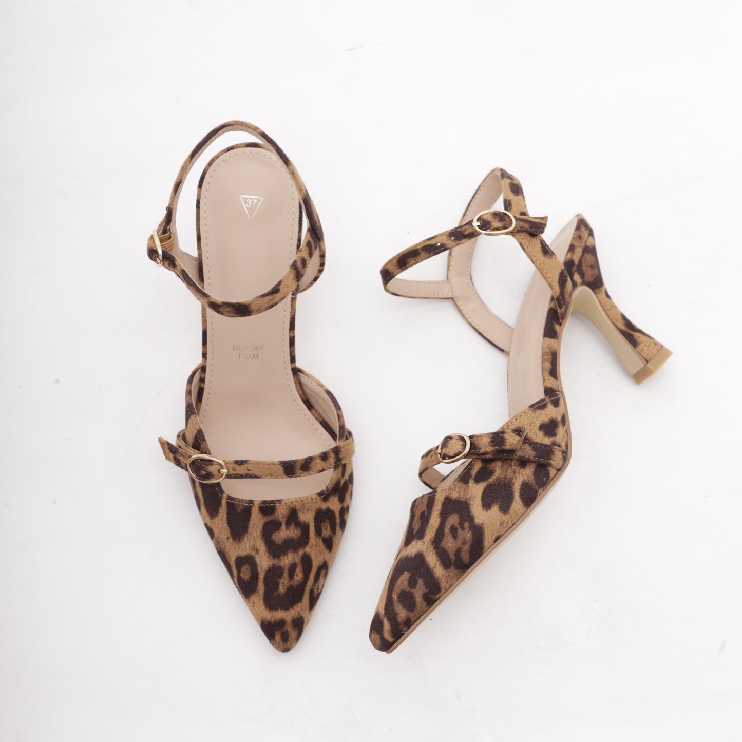 DECOLLETE' PIXIE CINTURINO LEOPARDO 