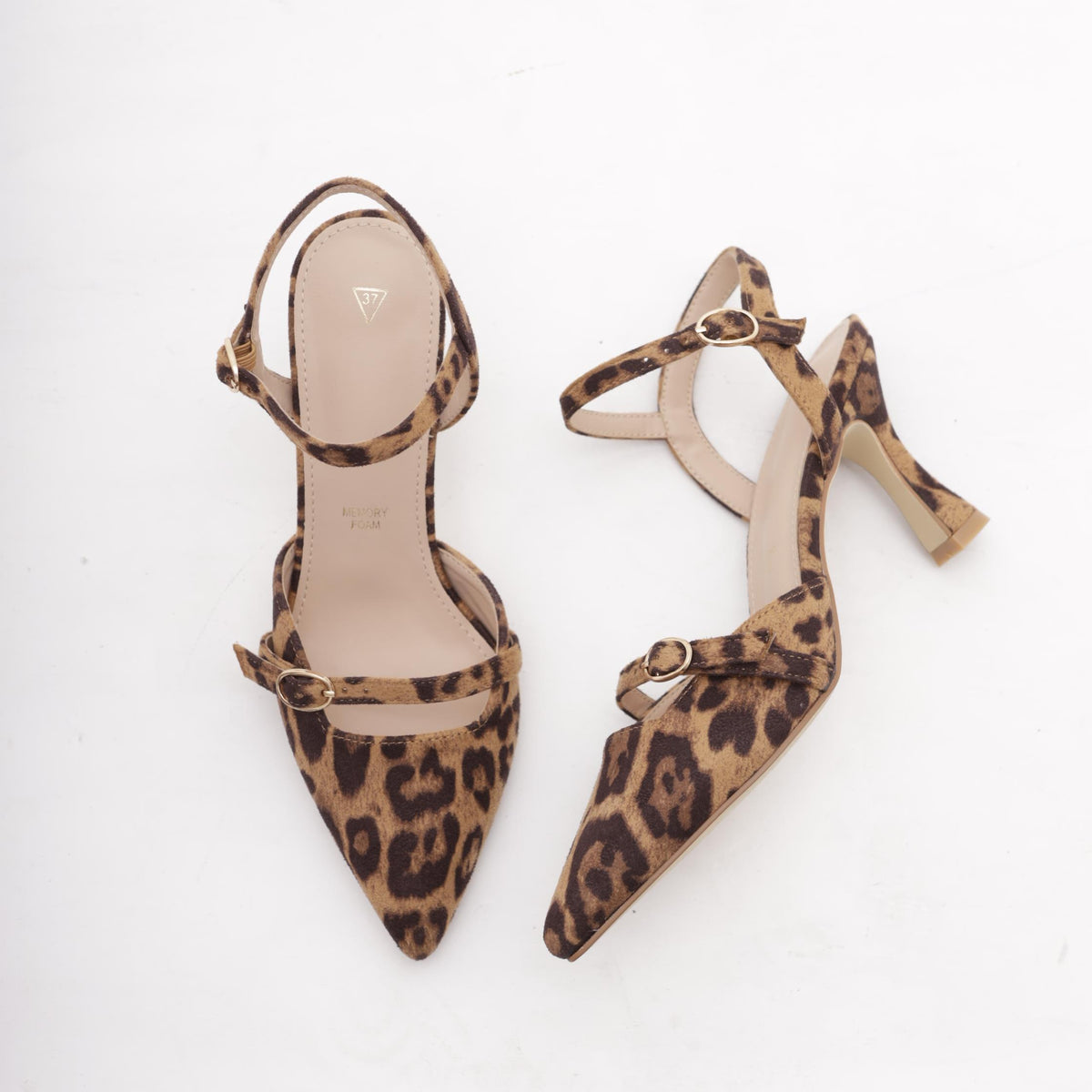 DECOLLETE' PIXIE CINTURINO LEOPARDO 