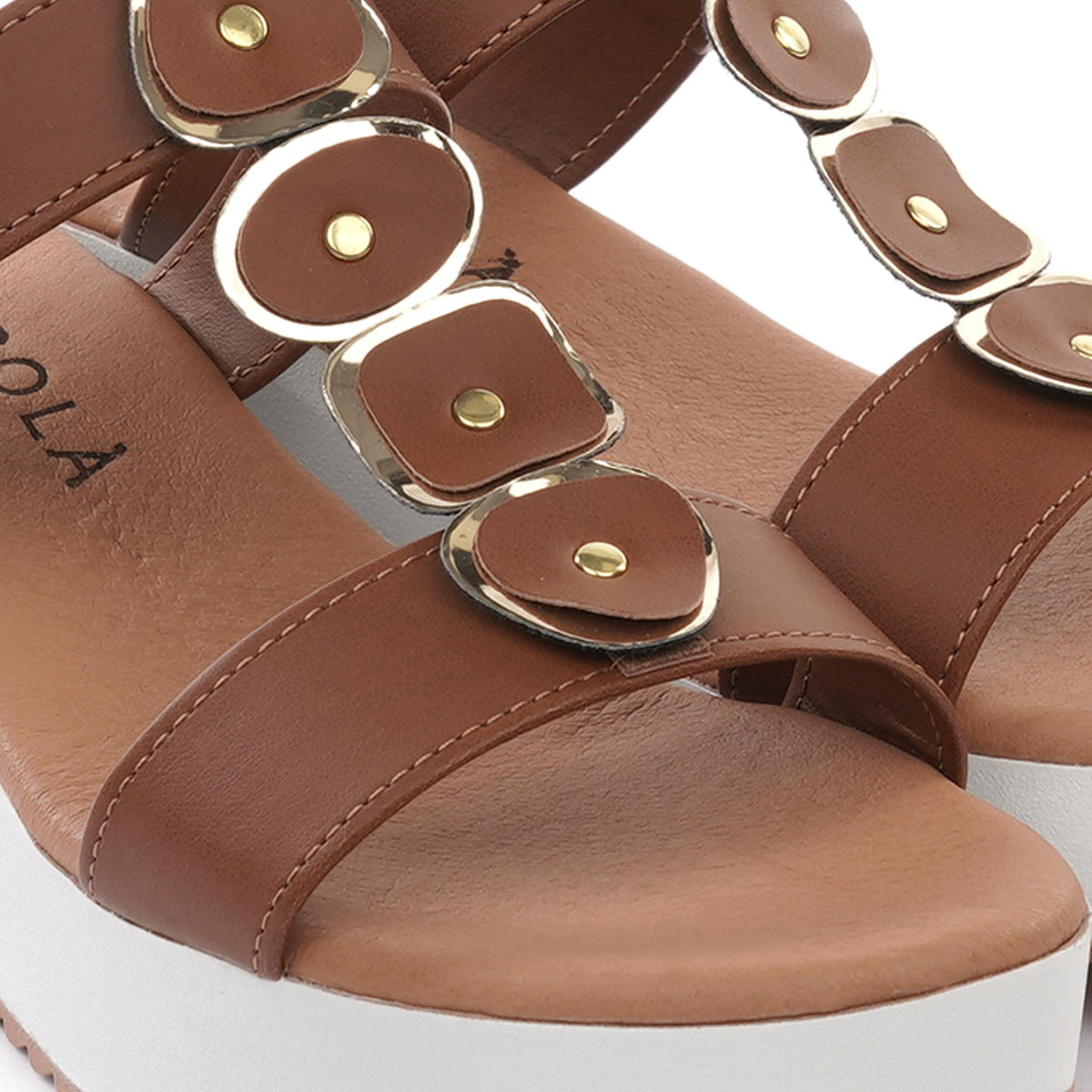 SANDALO  ZEPPA SHAPES CUOIO<BR/> 