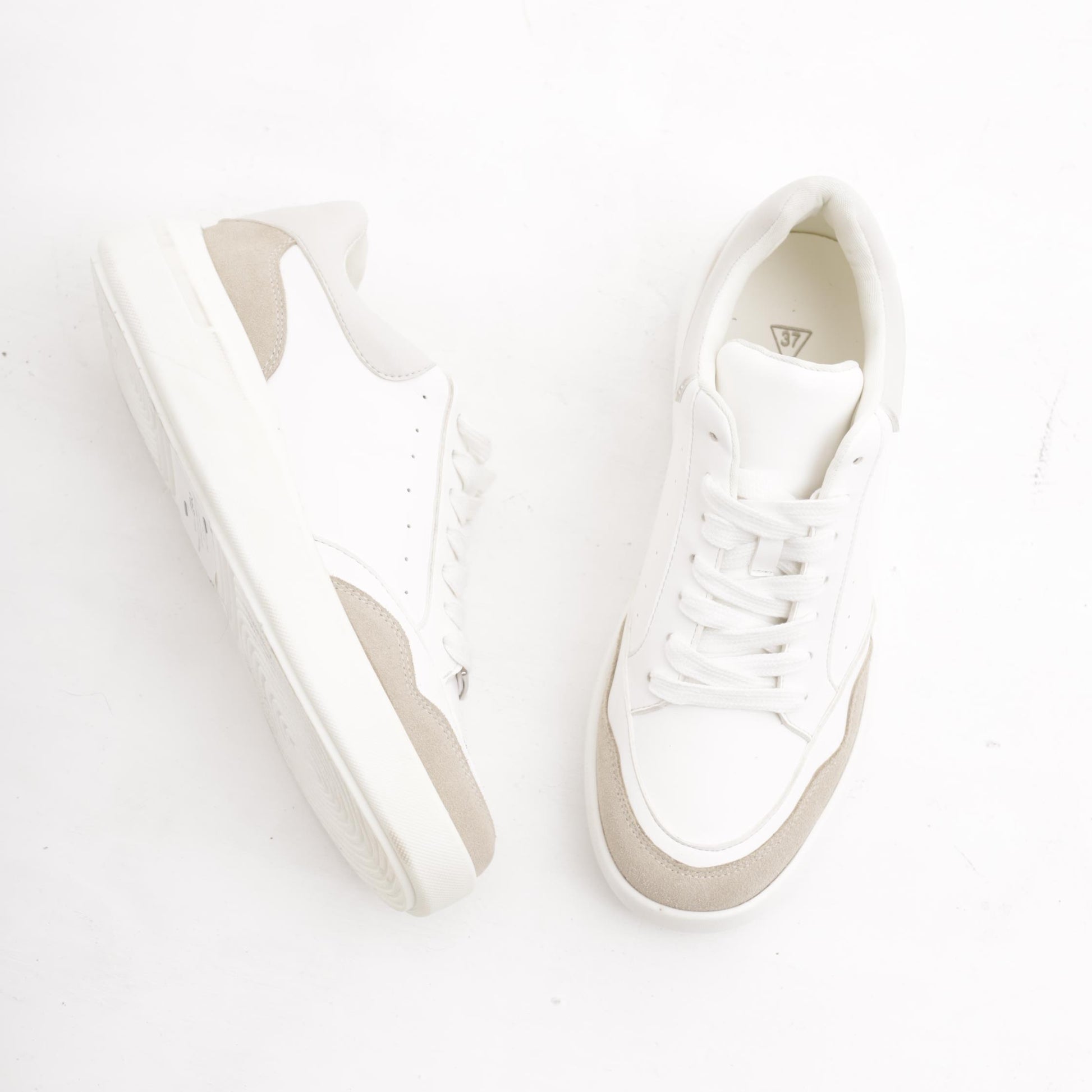 SNEAKERS WAVE BIANCO/GRIGIO<BR/> 