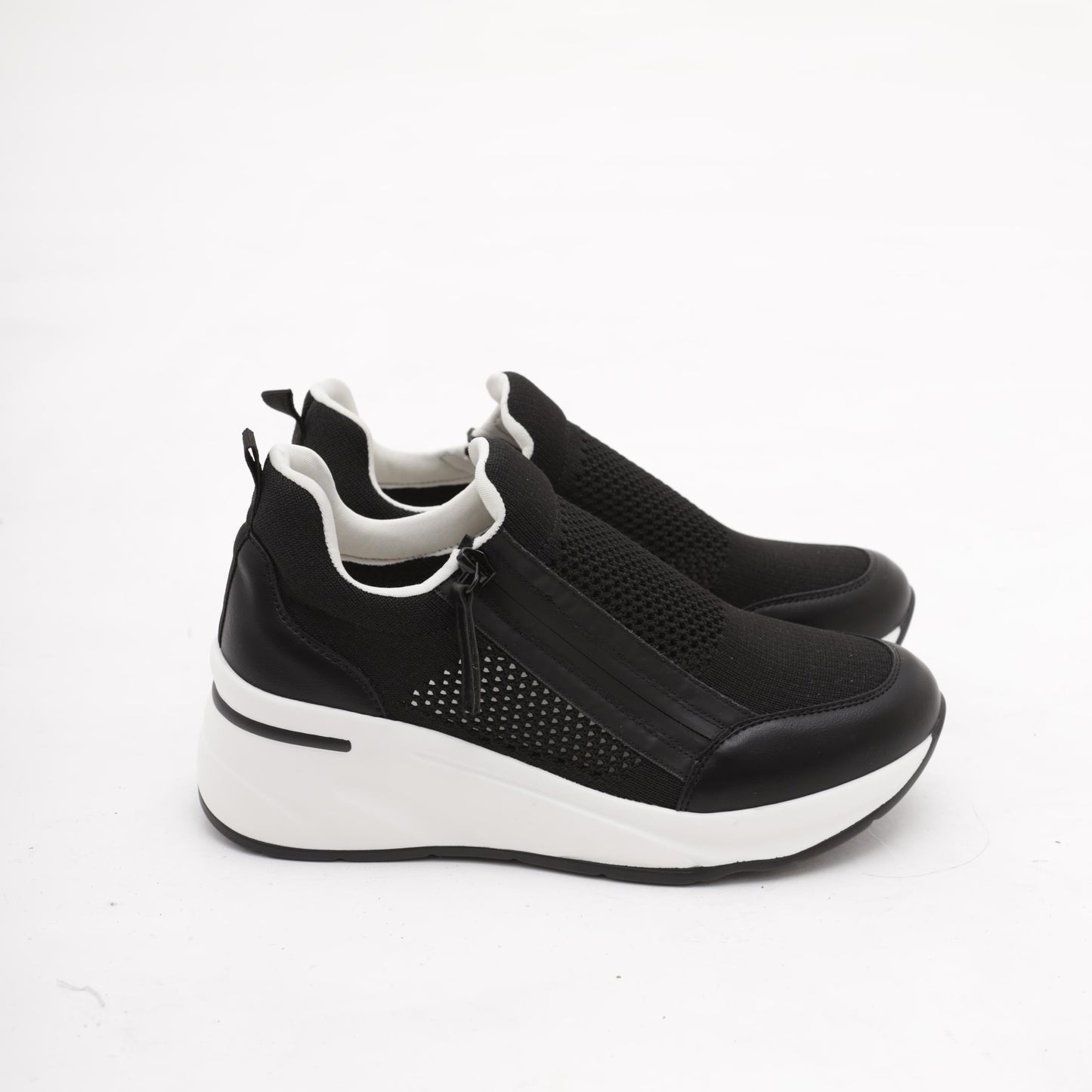 SNEAKERS RETE NERO<BR/> 