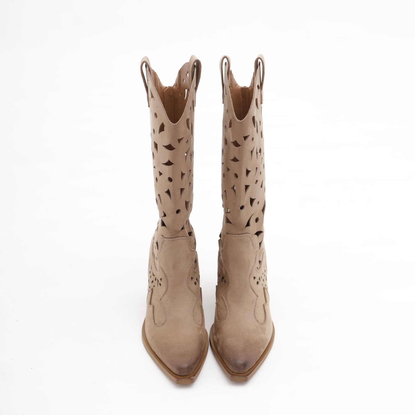 TEXANO ALTO TRAFORATO CHOCOLA' TORTORA<BR/> 