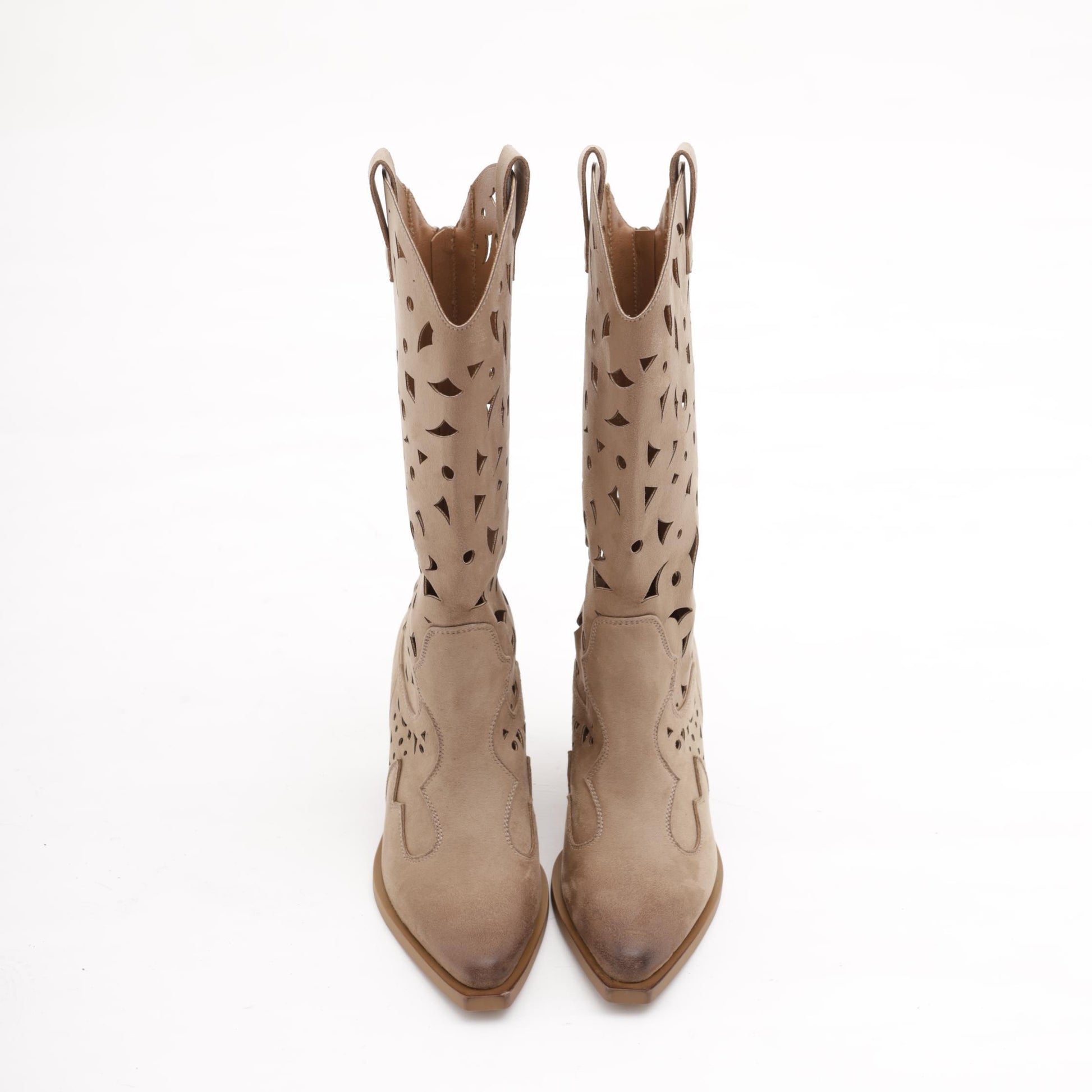 TEXANO ALTO TRAFORATO CHOCOLA' TORTORA<BR/> 