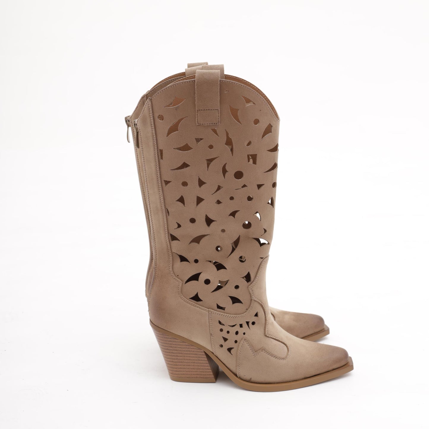 TEXANO ALTO TRAFORATO CHOCOLA' TORTORA<BR/> 