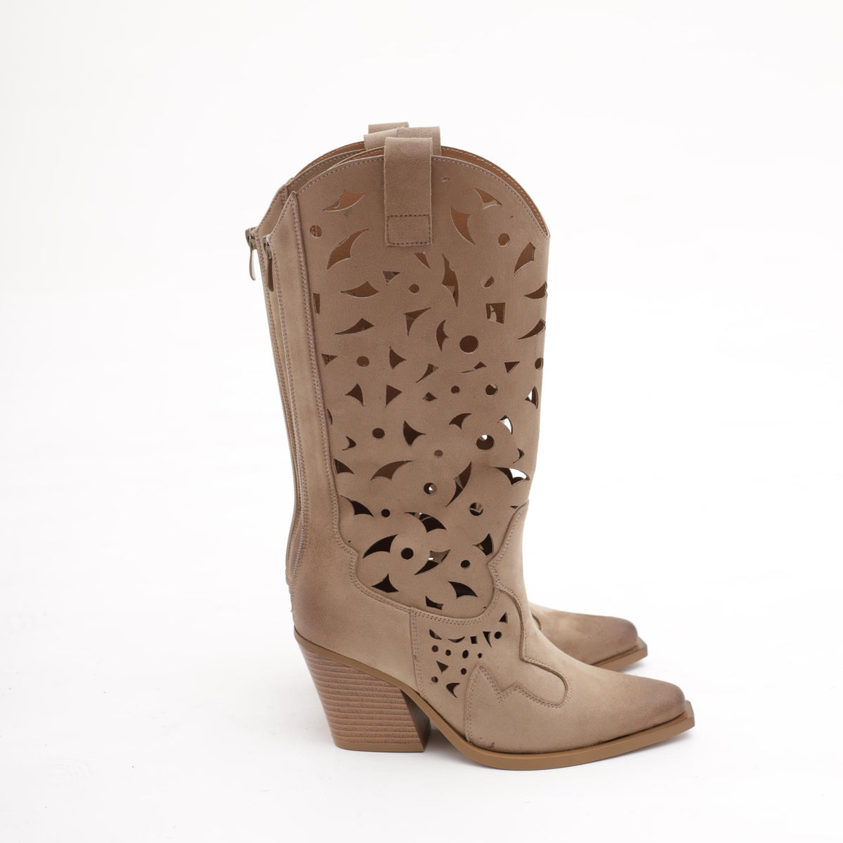 TEXANO ALTO TRAFORATO CHOCOLA' TORTORA<BR/> 