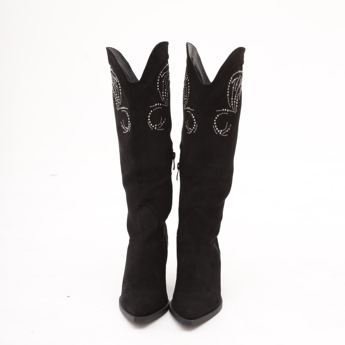 STIVALE CAMPEROS STRASS NERO<BR/> 