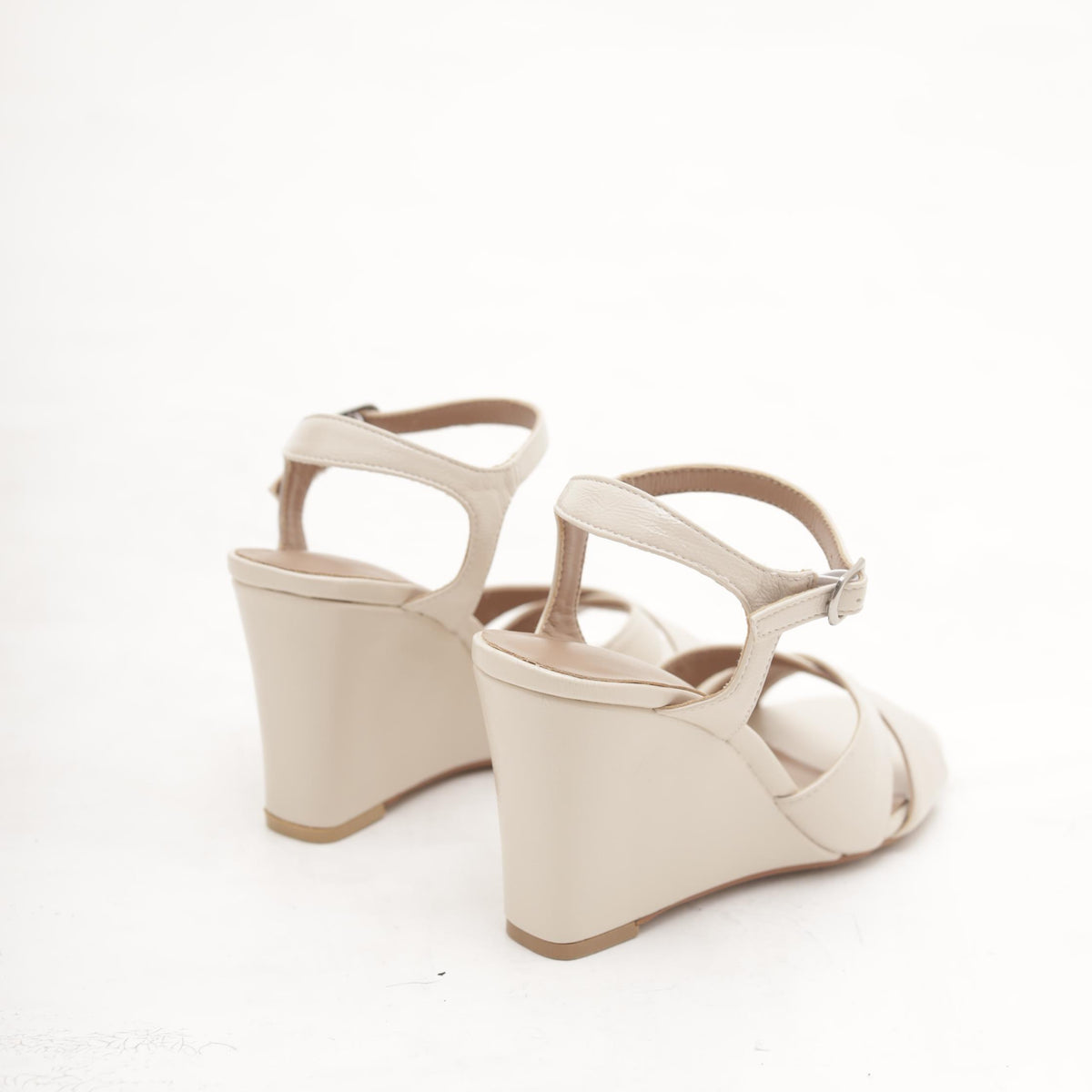 SANDALO ZEPPA INCROCIATO BEIGE 