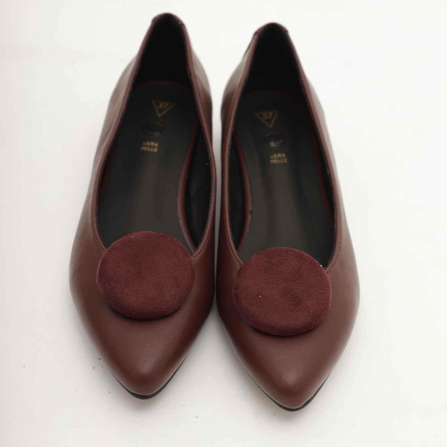 DECOLLETE' FLAT CIRCLE BORDEAUX 