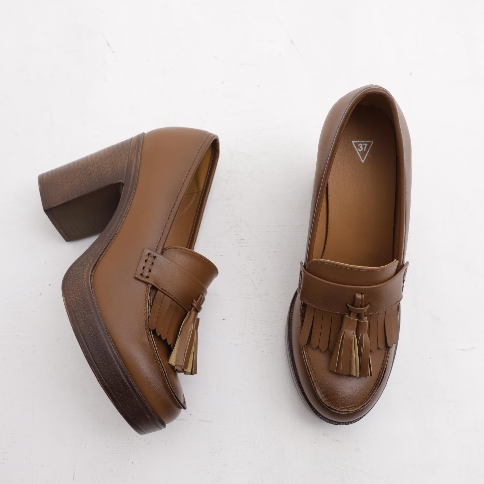 MOCASSINO TACCO NAPPINE CUOIO MP354-2PUCU CHOCOLA