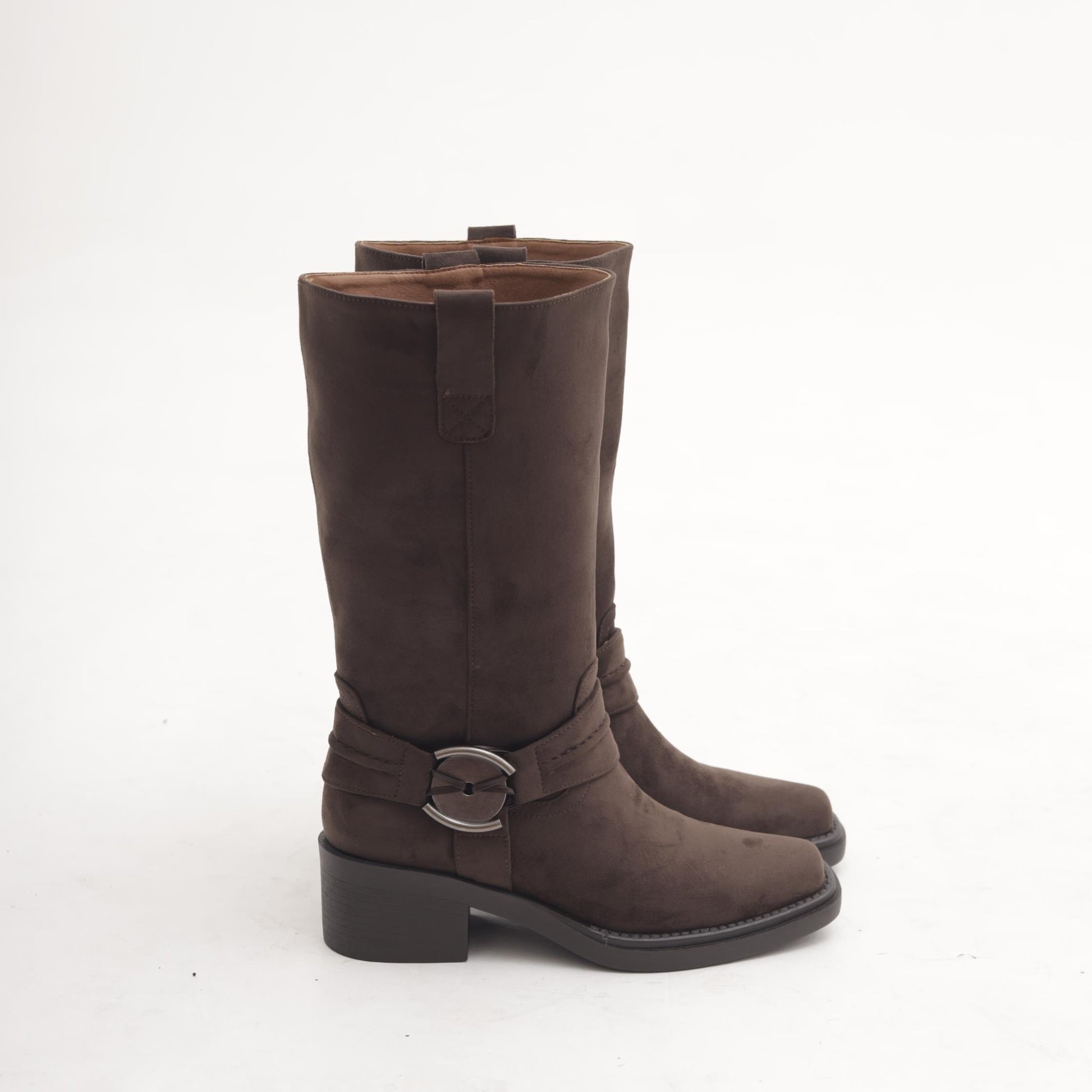 STIVALE TEXANO CINTURINO CAVIGLIA TESTA DI MORO MP2741-2MFTM CHOCOLA