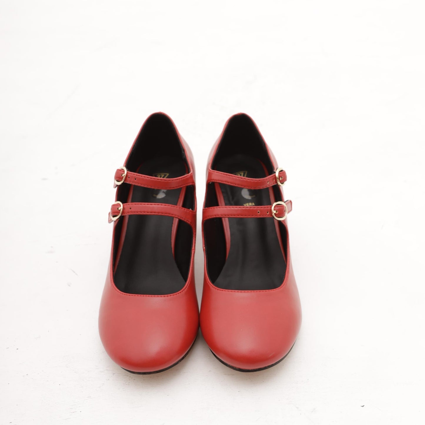 MARY JANE 2 CINTURINI ROSSO MP70012-1PUR CHOCOLA