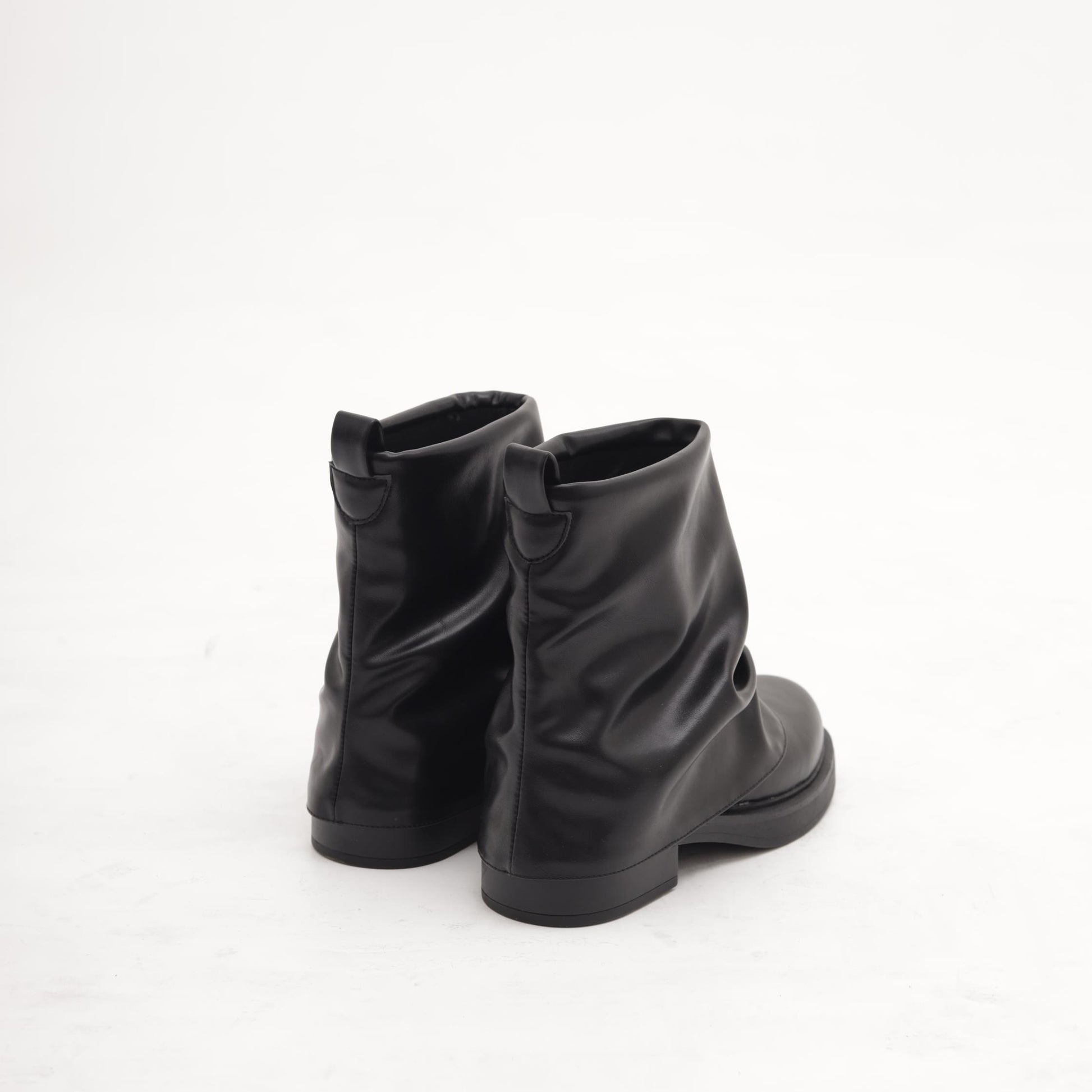 TRONCHETTO BASSO RISVOLTATO NERO MP2744-5PUNE CHOCOLA