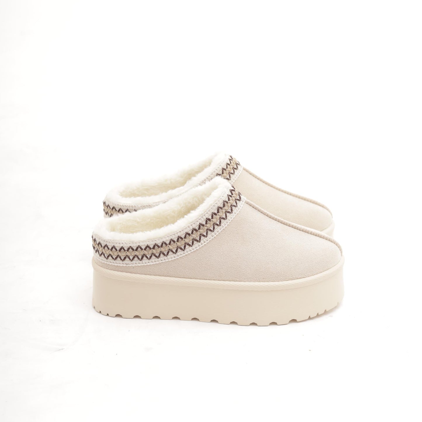 SABOT MAMMUT BORDATO BEIGE MP1002-1MFBE CHOCOLA