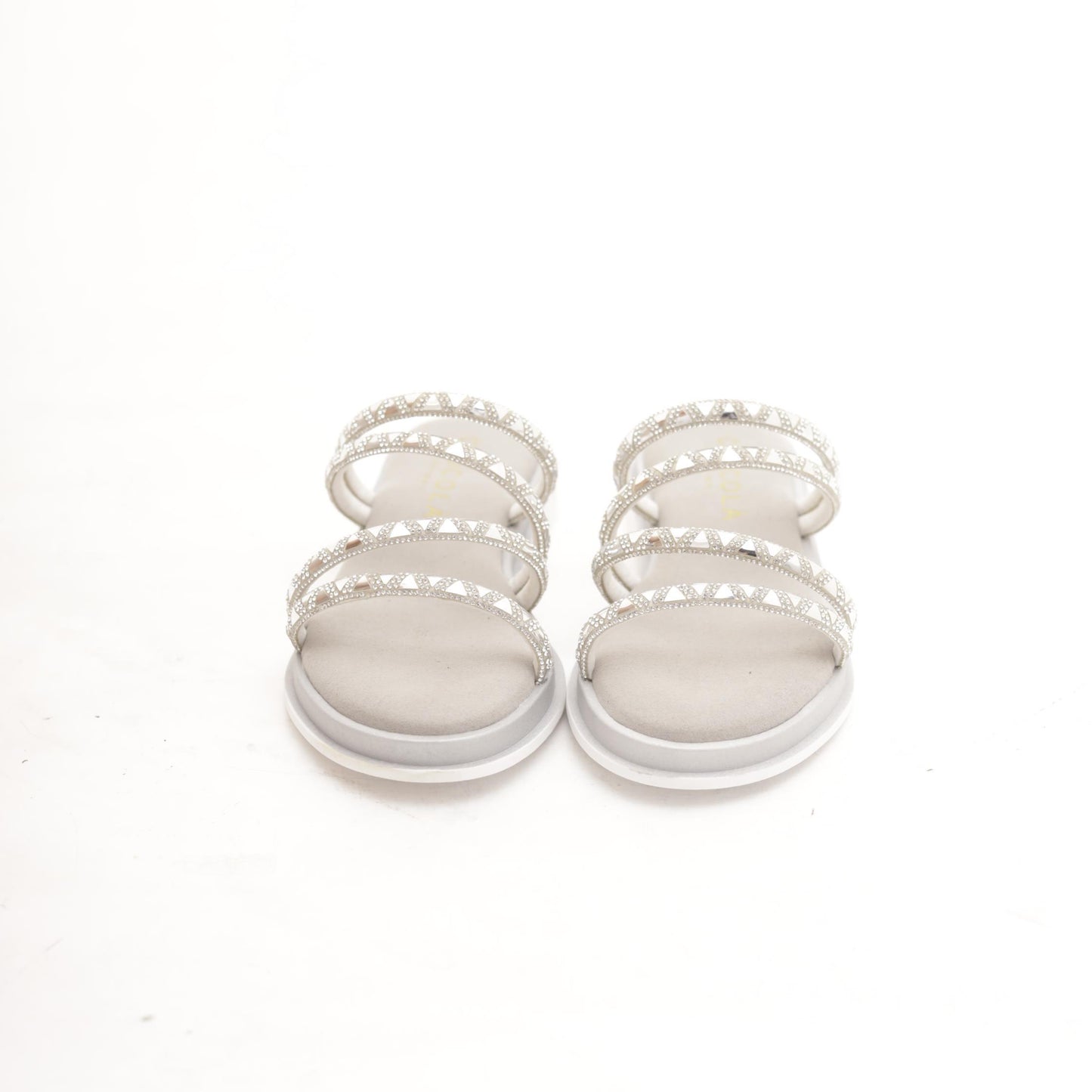 SANDALO FASCETTE TRIANGLE ARGENTO 