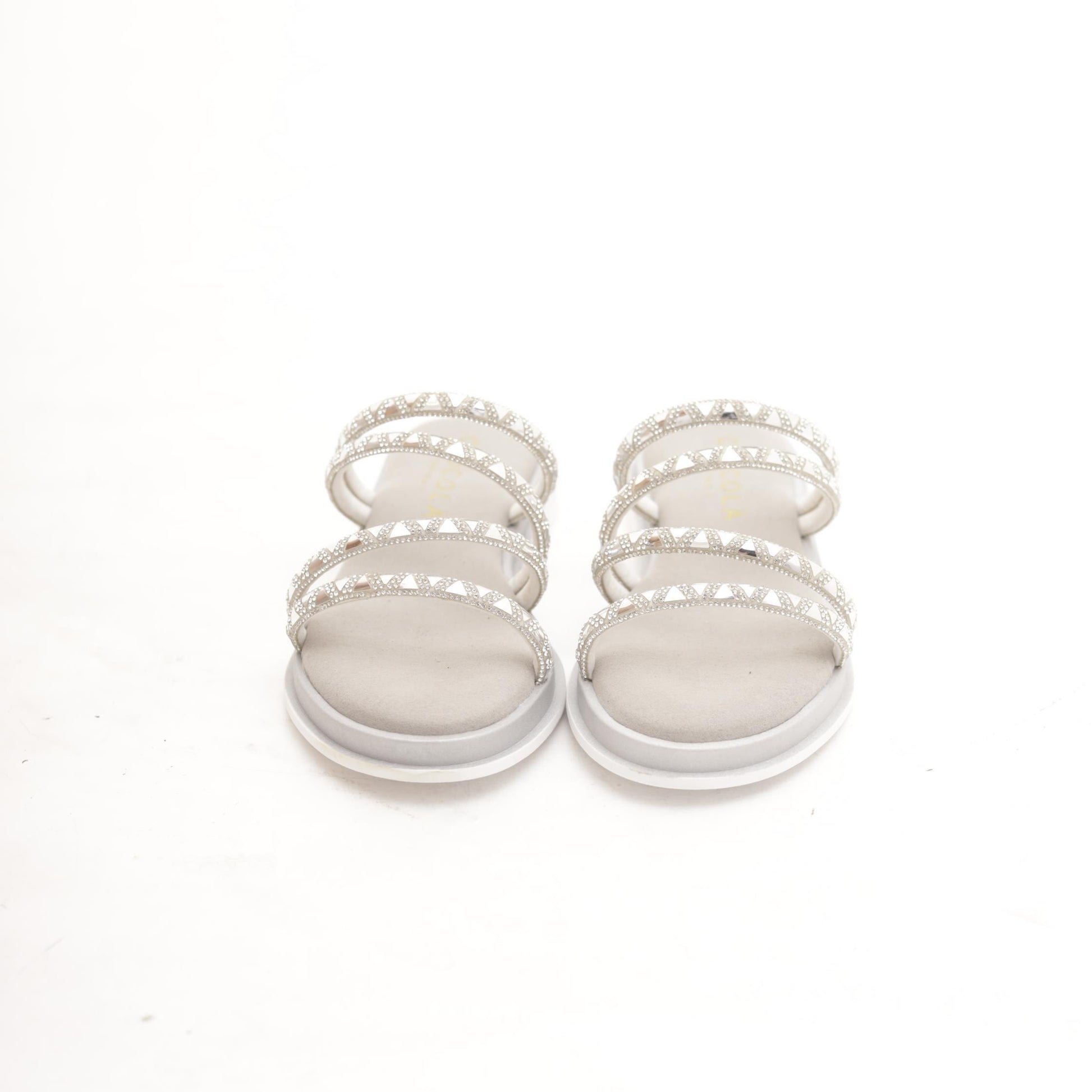 SANDALO FASCETTE TRIANGLE ARGENTO 