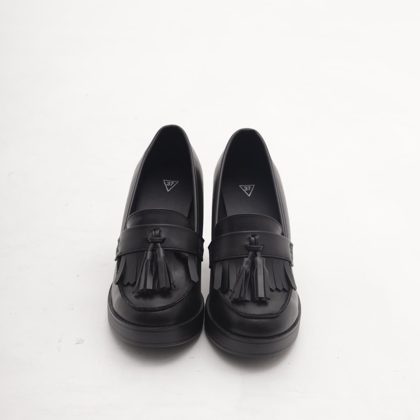 MOCASSINO TACCO NAPPINE NERO 