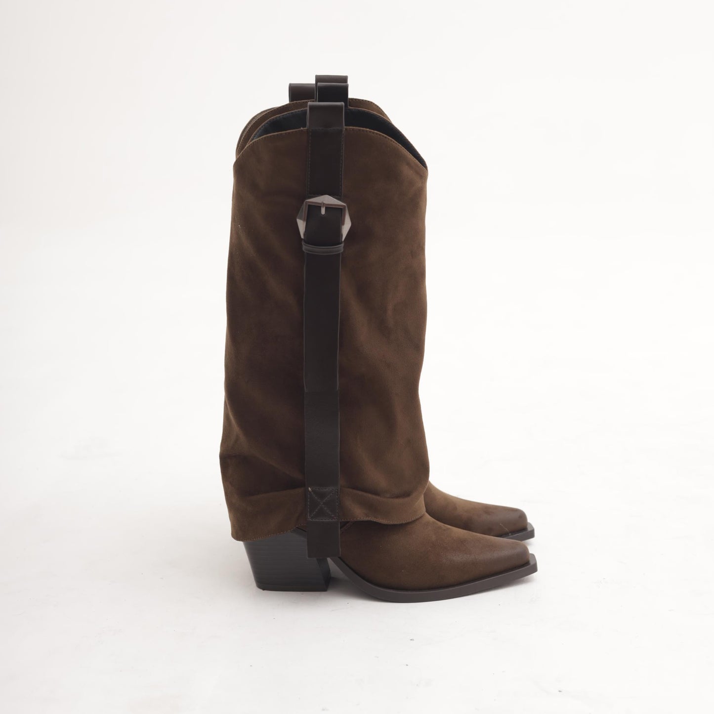 STIVALE TEXANO RISVOLTATO MARRONE MP2701-4MFMR CHOCOLA