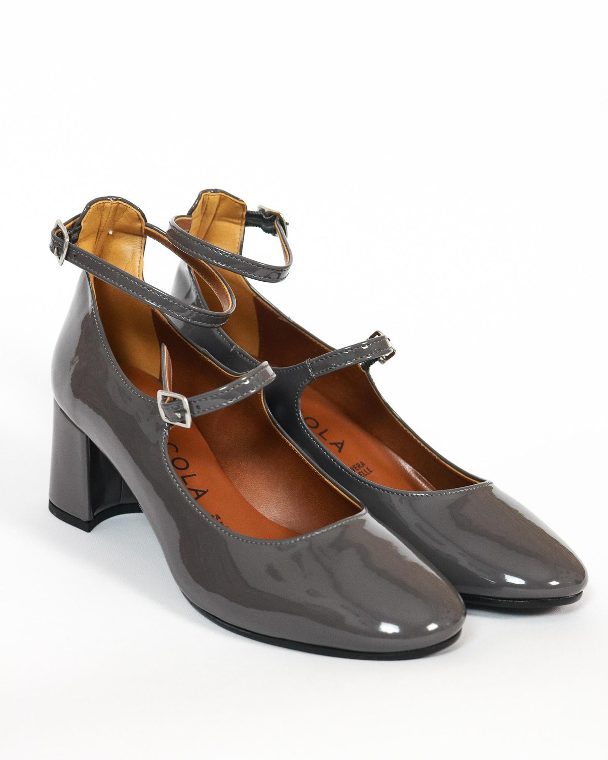 MARY JANE 2 CINTURINI GRIGIO 