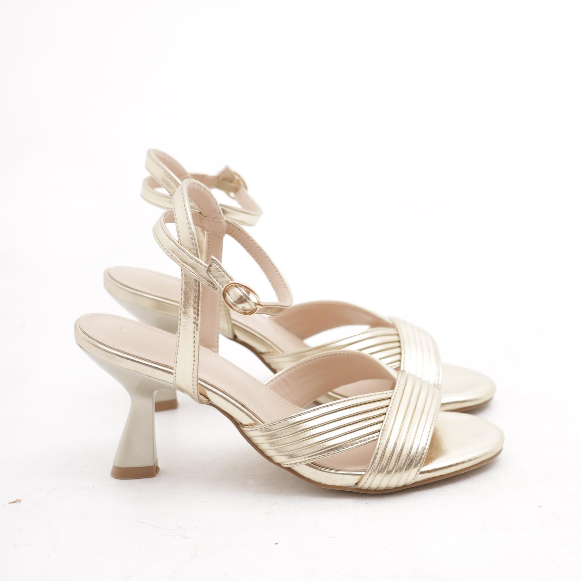 SANDALO V RIGATO PLATINO 