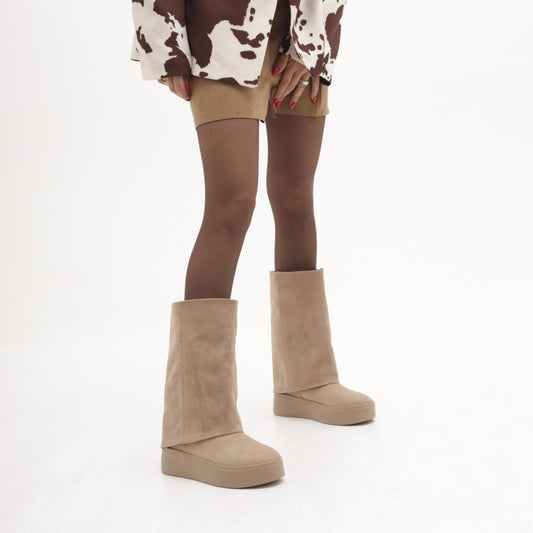 STIVALE MAMMUT RISVOLTATO TAUPE MP2736-4MFTAUPE CHOCOLA