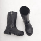 BIKER CON ZIP ESTERNA NERO 
