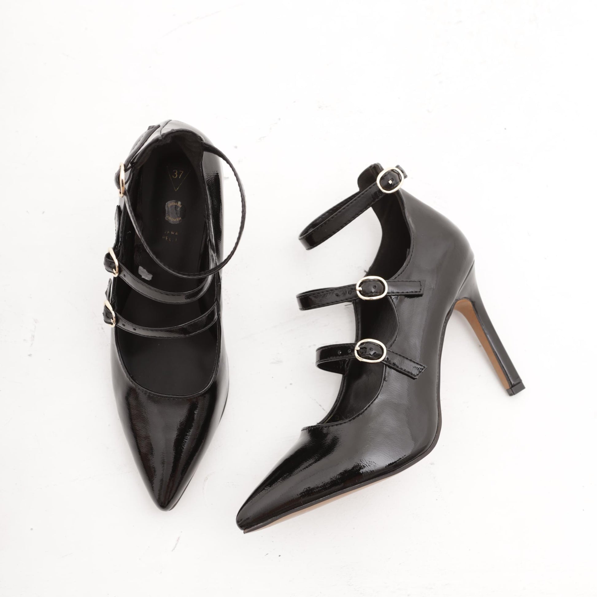 MARY JANE CINTURINO CAVIGLIA NERO MP70016-2VENERO CHOCOLA