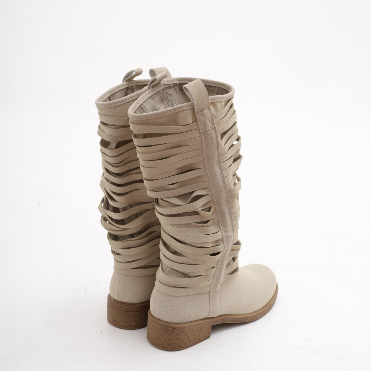 STIVALI STRIPES BEIGE<BR/> 