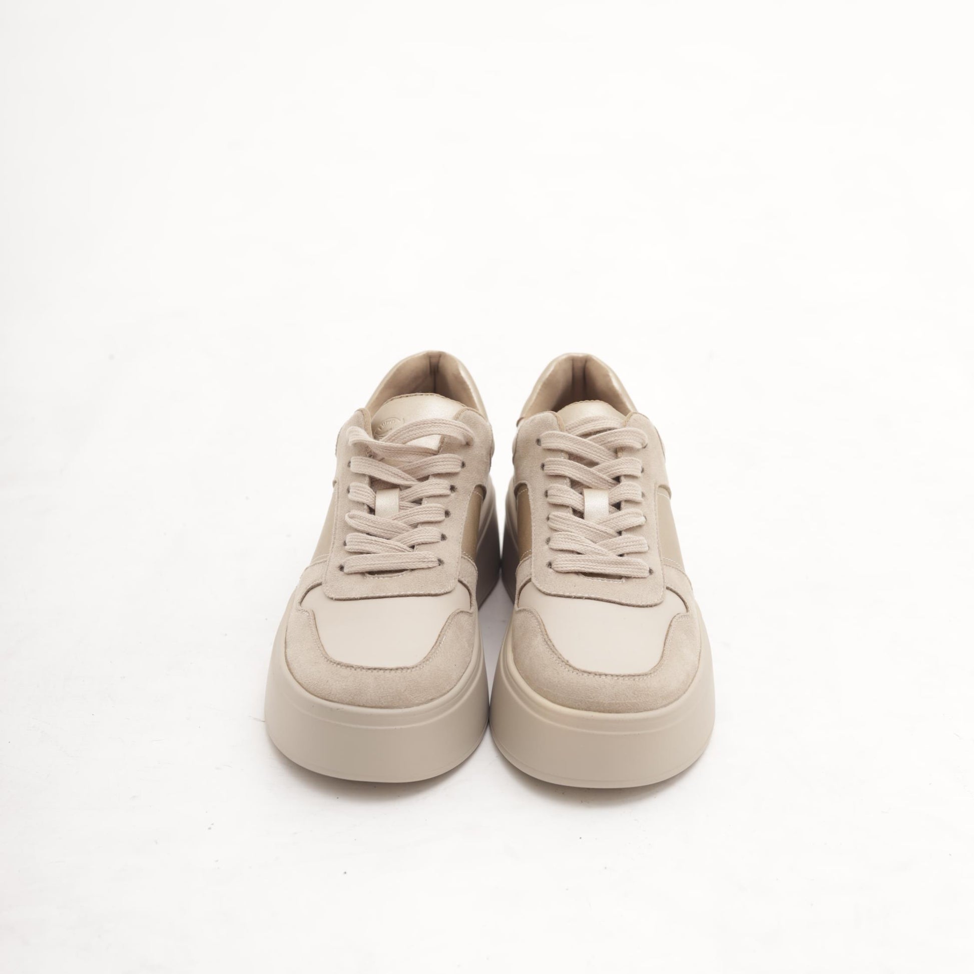 SNEAKERS PLATFORM TAUPE MP2736-1PUTA CHOCOLA